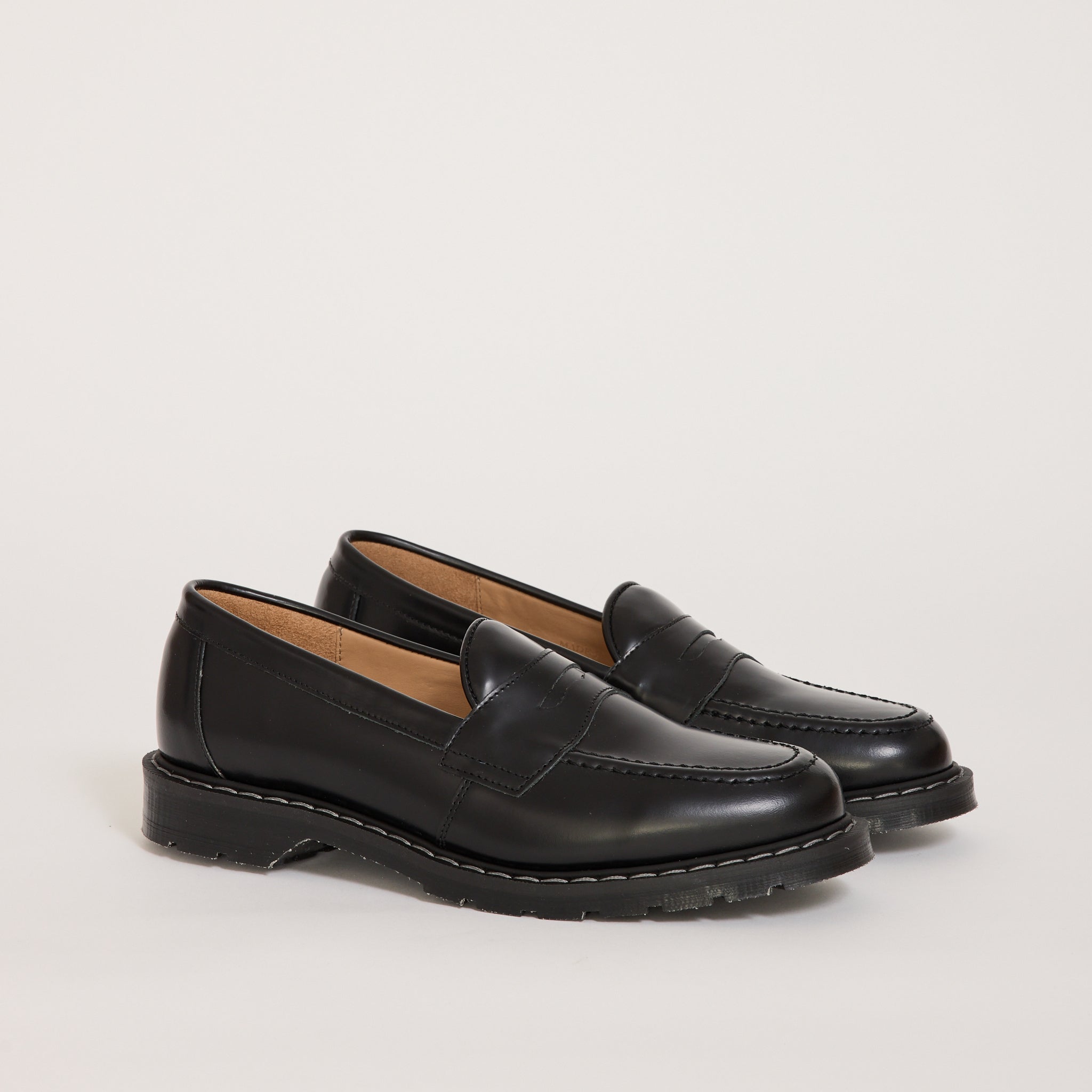 Hi Shine Penny Loafer Black