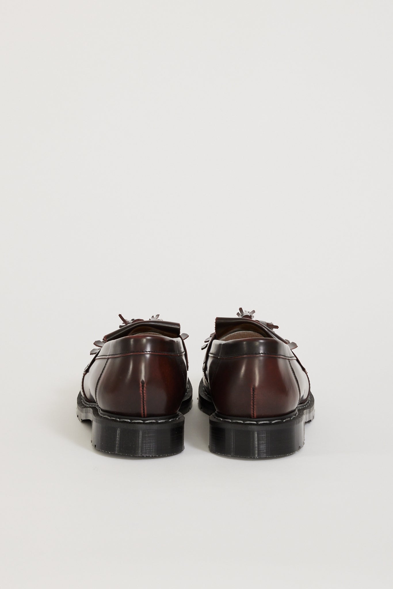 Solovair | Hi Shine Tassel Loafer Burgundy Rub | Maplestore