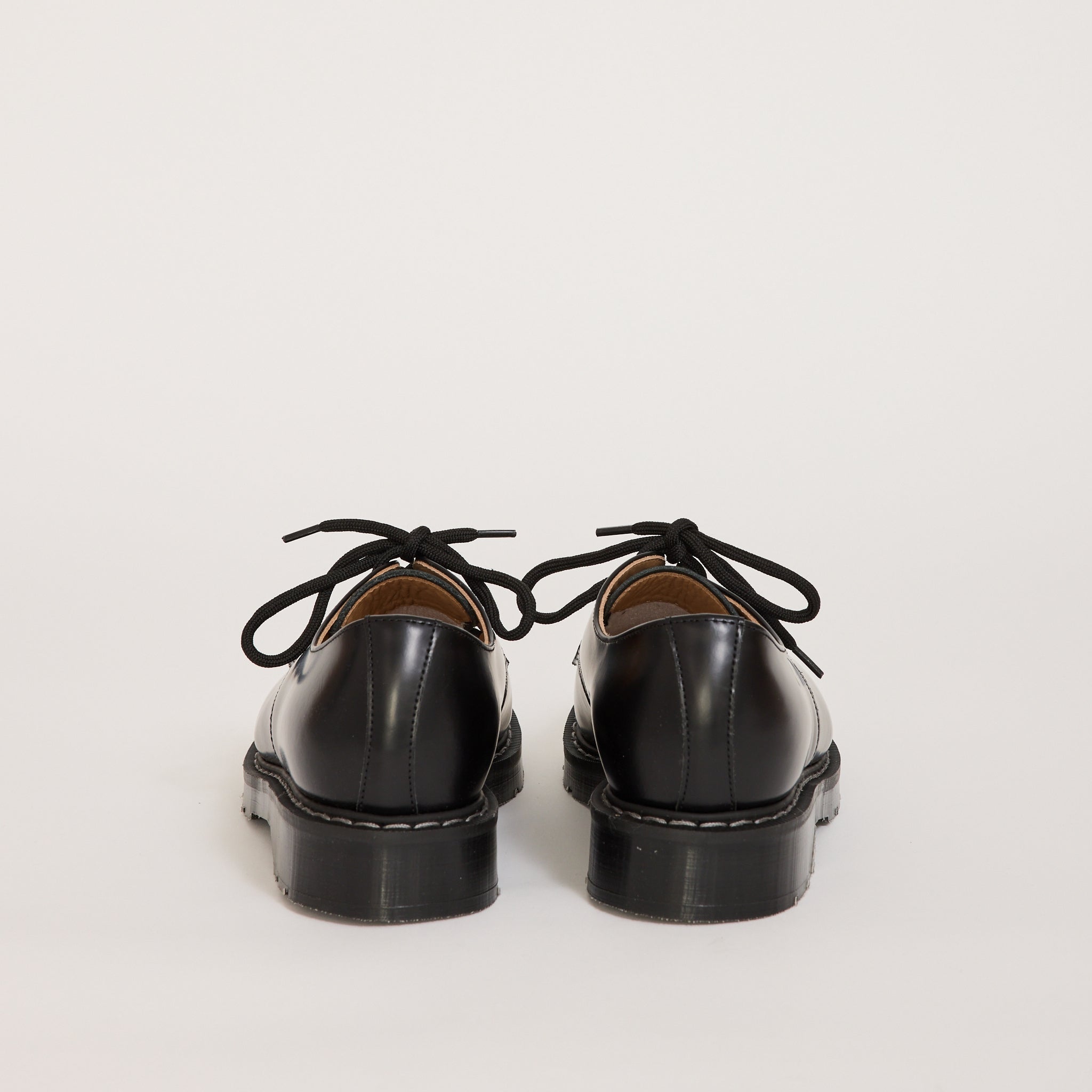 Solovair | Hi Shine Gibson Derby Black | Maplestore