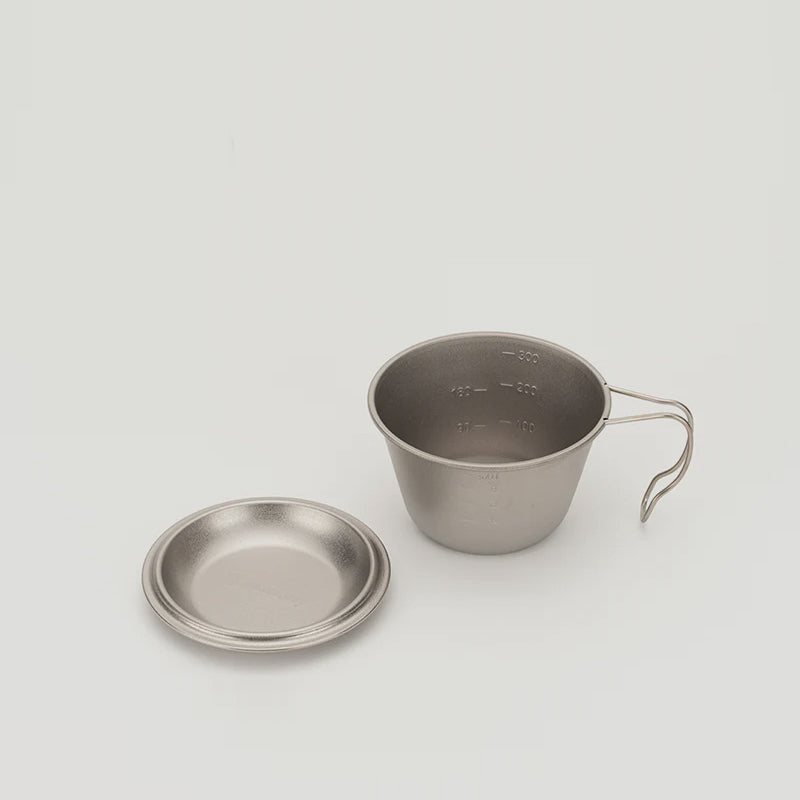 Deep Titanium Backpacker's Cup With Lid