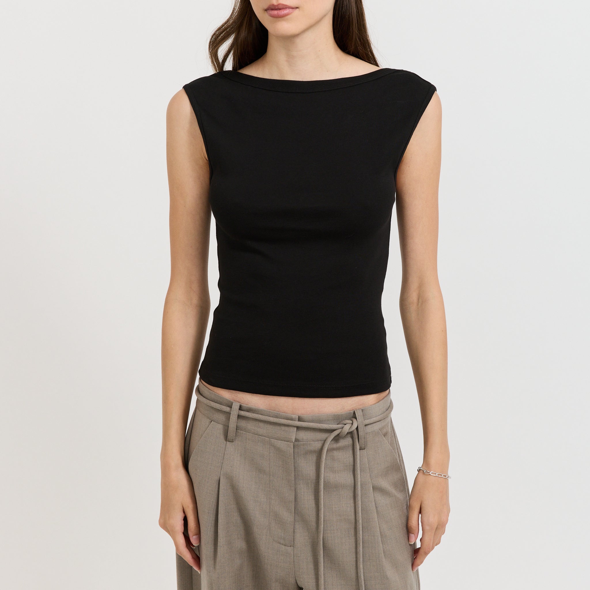 Ballerina Top Jet Black