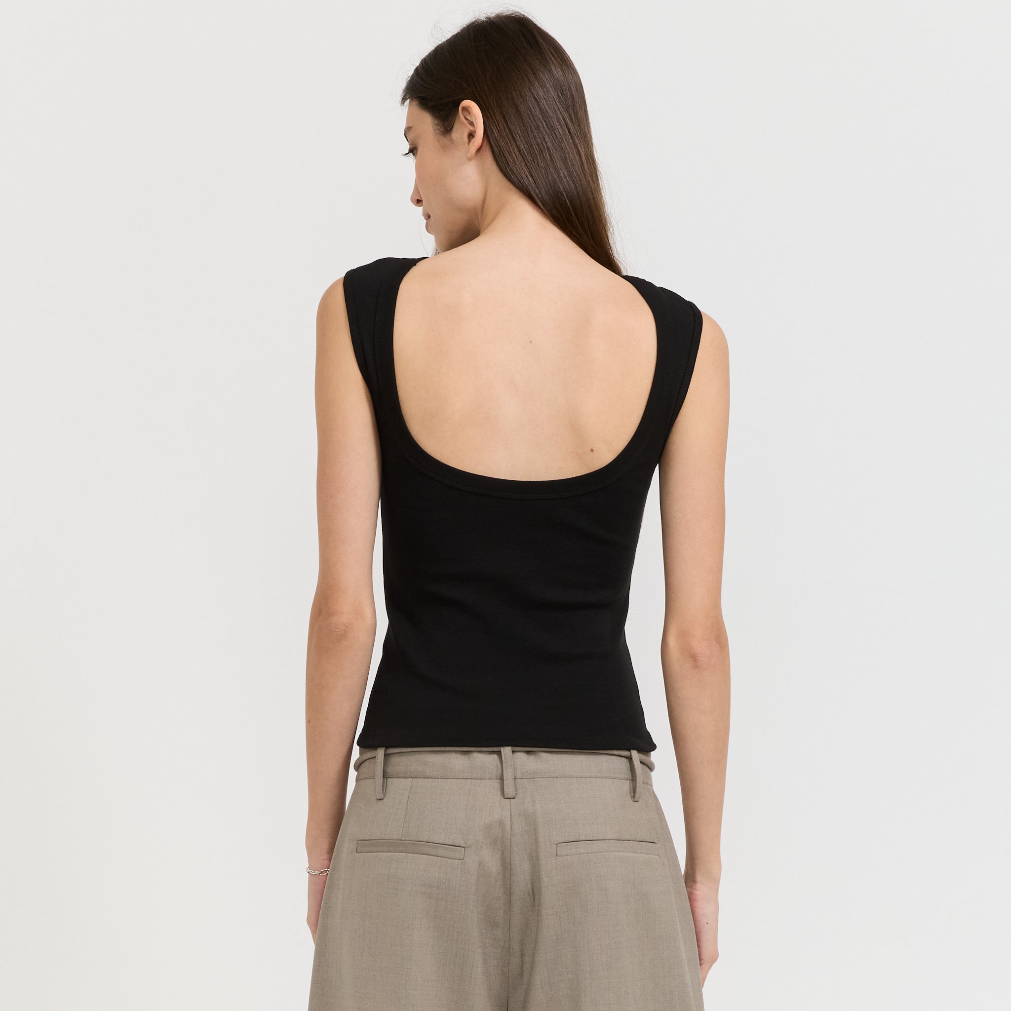 Ballerina Top Jet Black