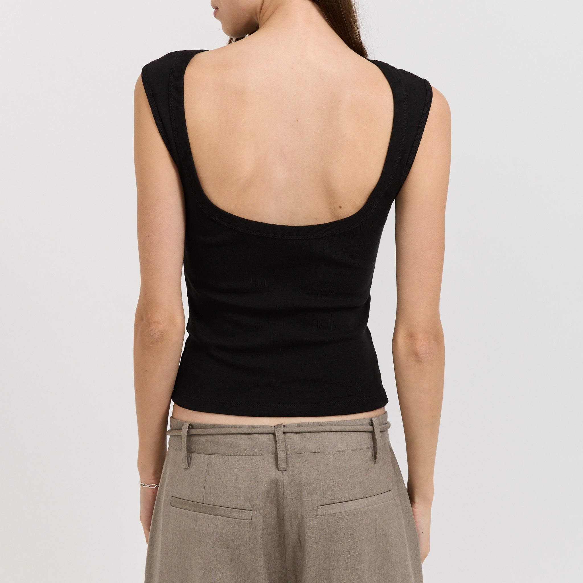 Ballerina Top Jet Black