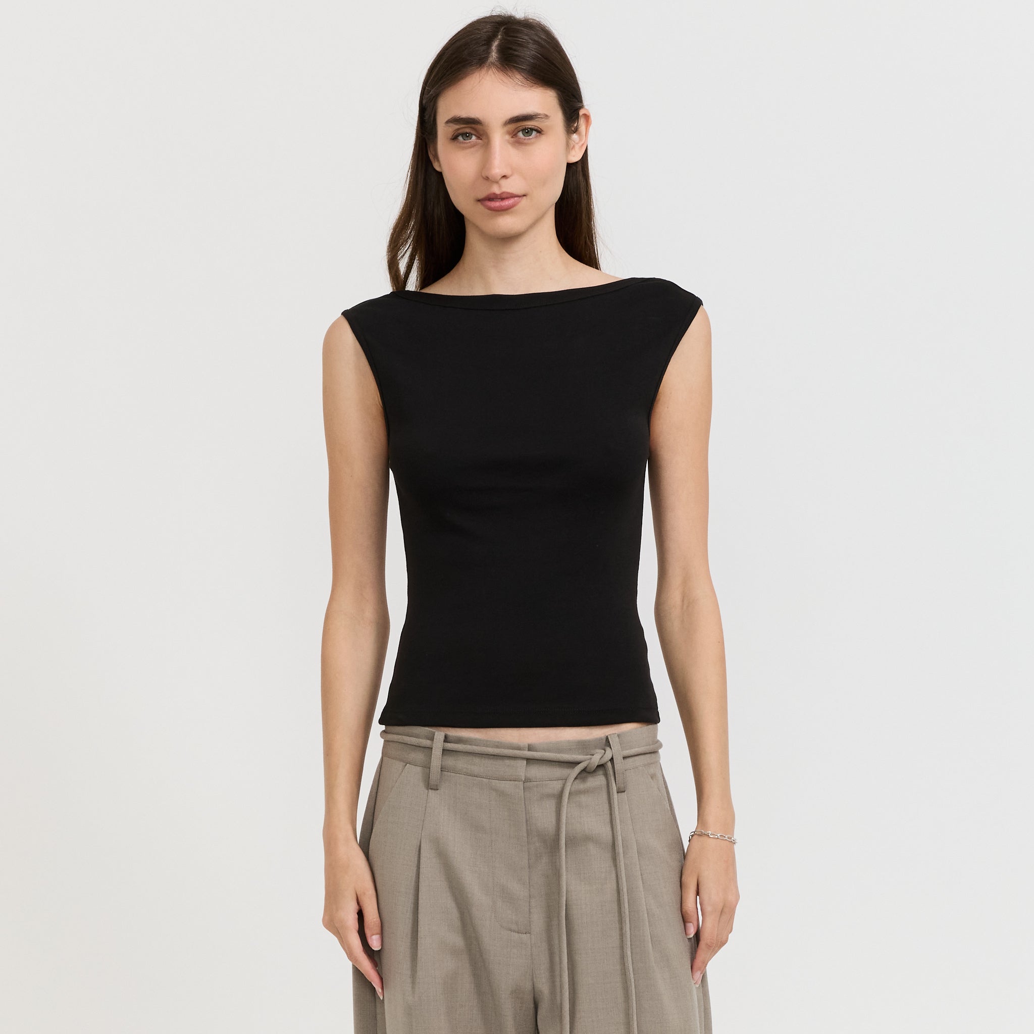 Ballerina Top Jet Black