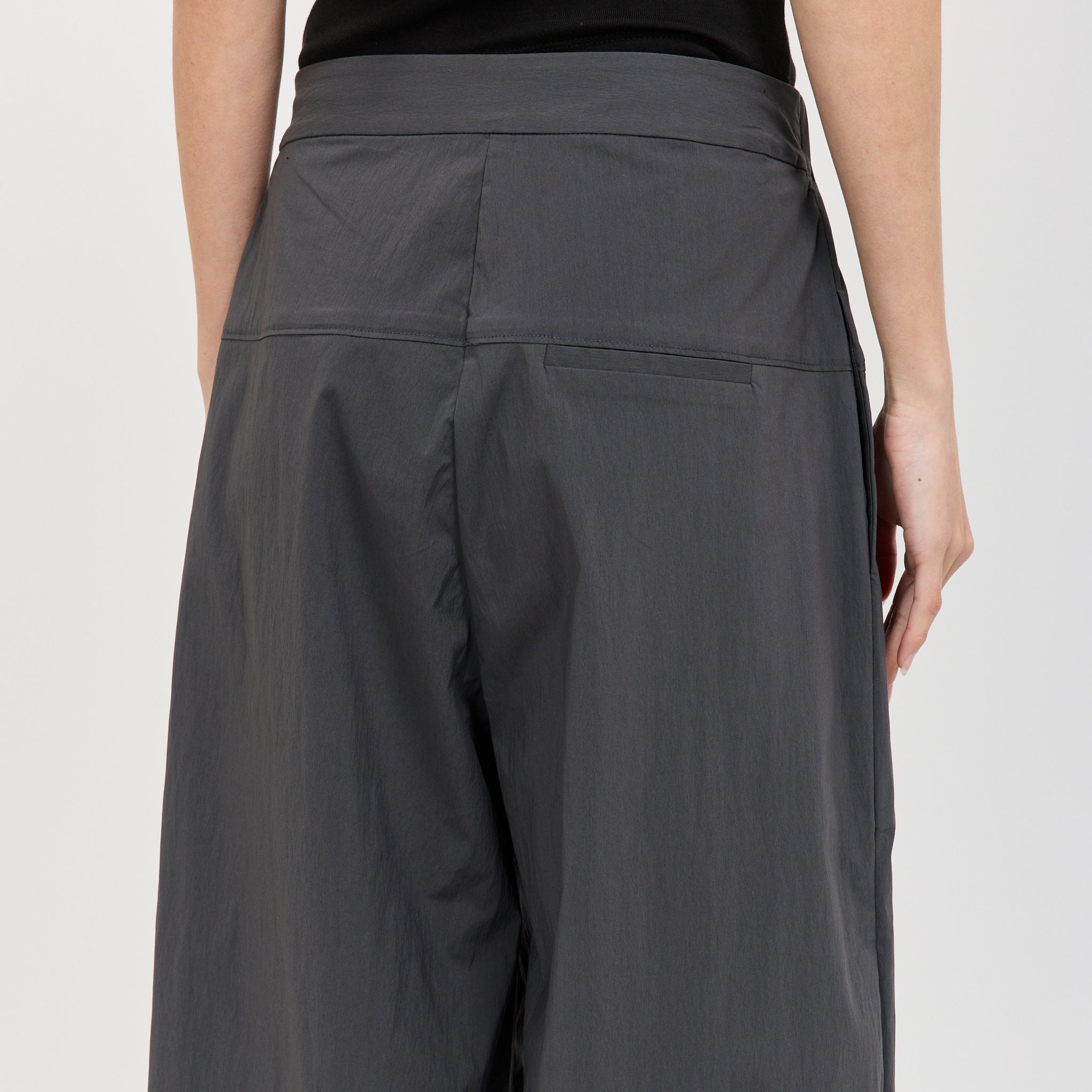 Relaxed Pleat Pants Iron Glaze