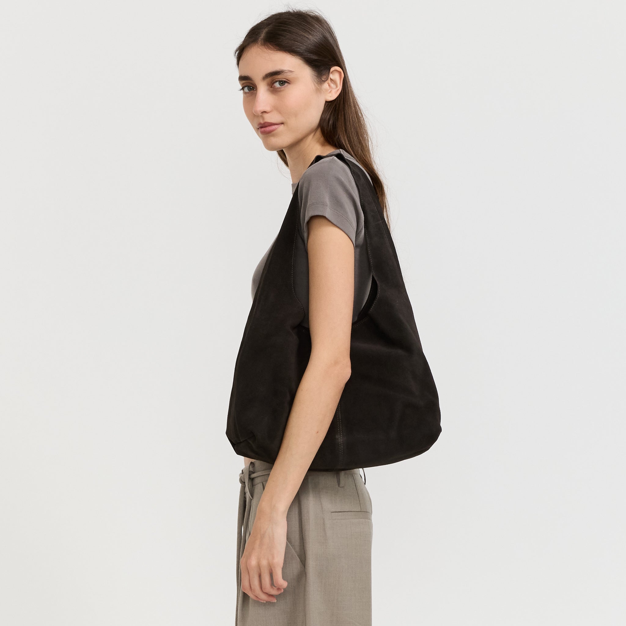 Suede Soft Bag Coffee