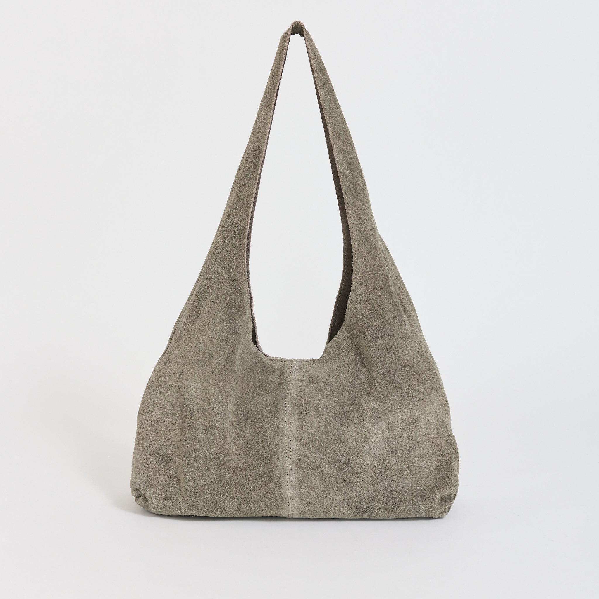 Suede Soft Bag Pebble