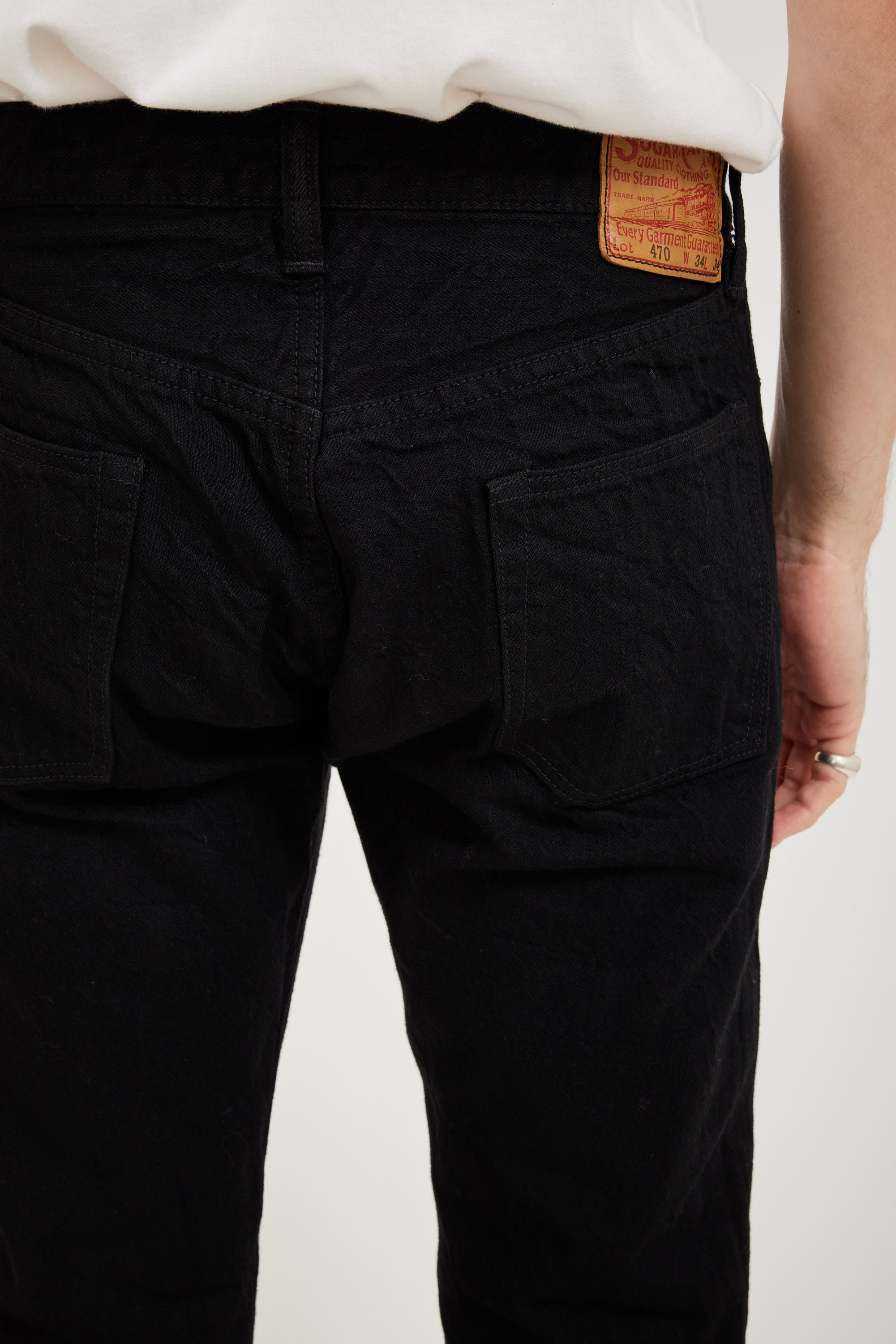 Sugar Cane | Type 3 Slim Fit 13 Oz Black | Maplestore