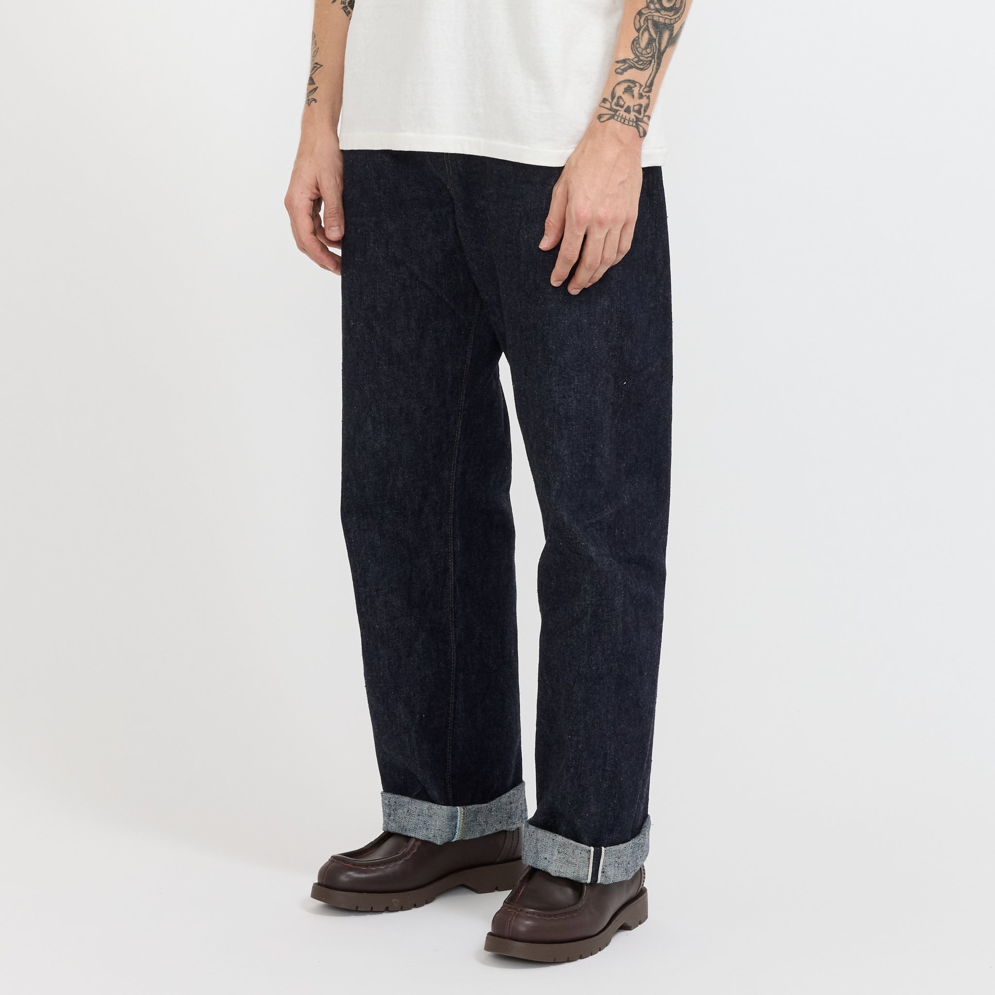 2025 Model Wide Leg One Wash 13 oz