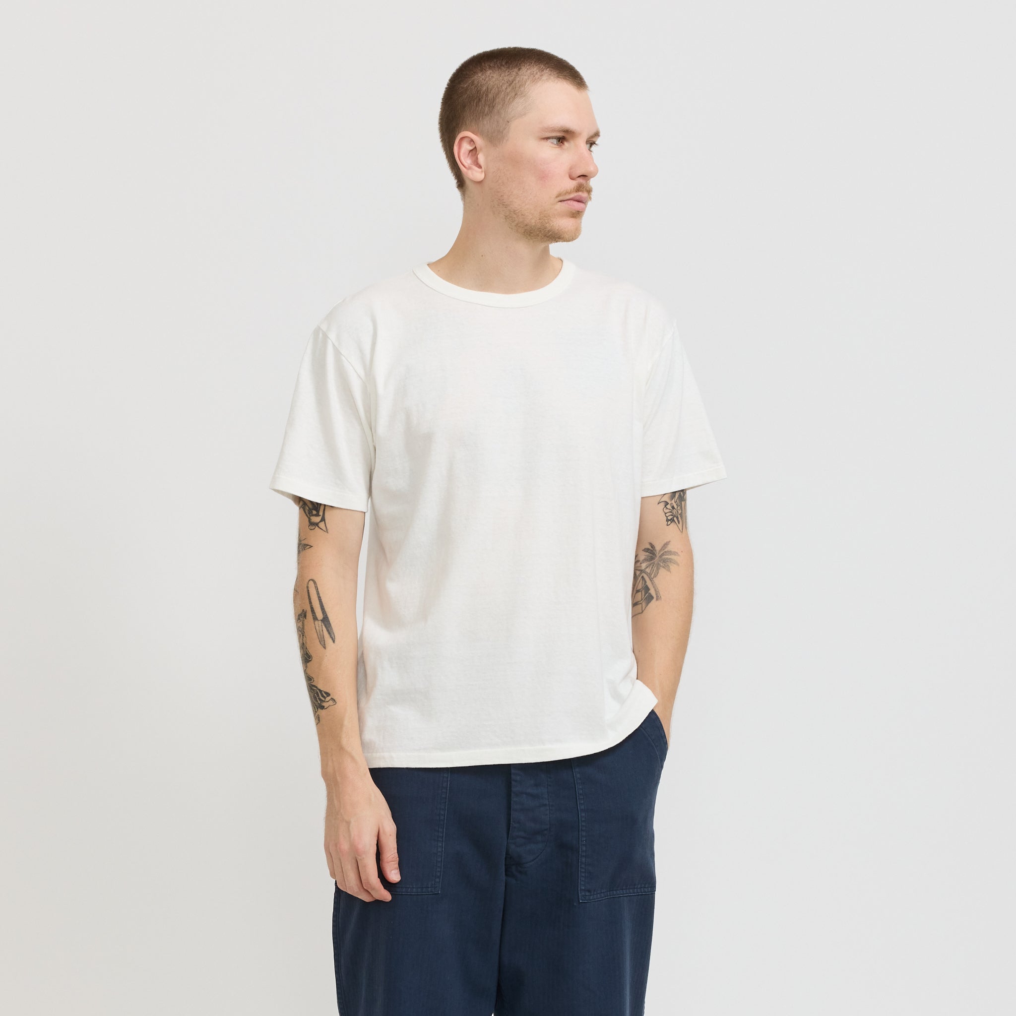 Haleiwa SS T-Shirt Off White
