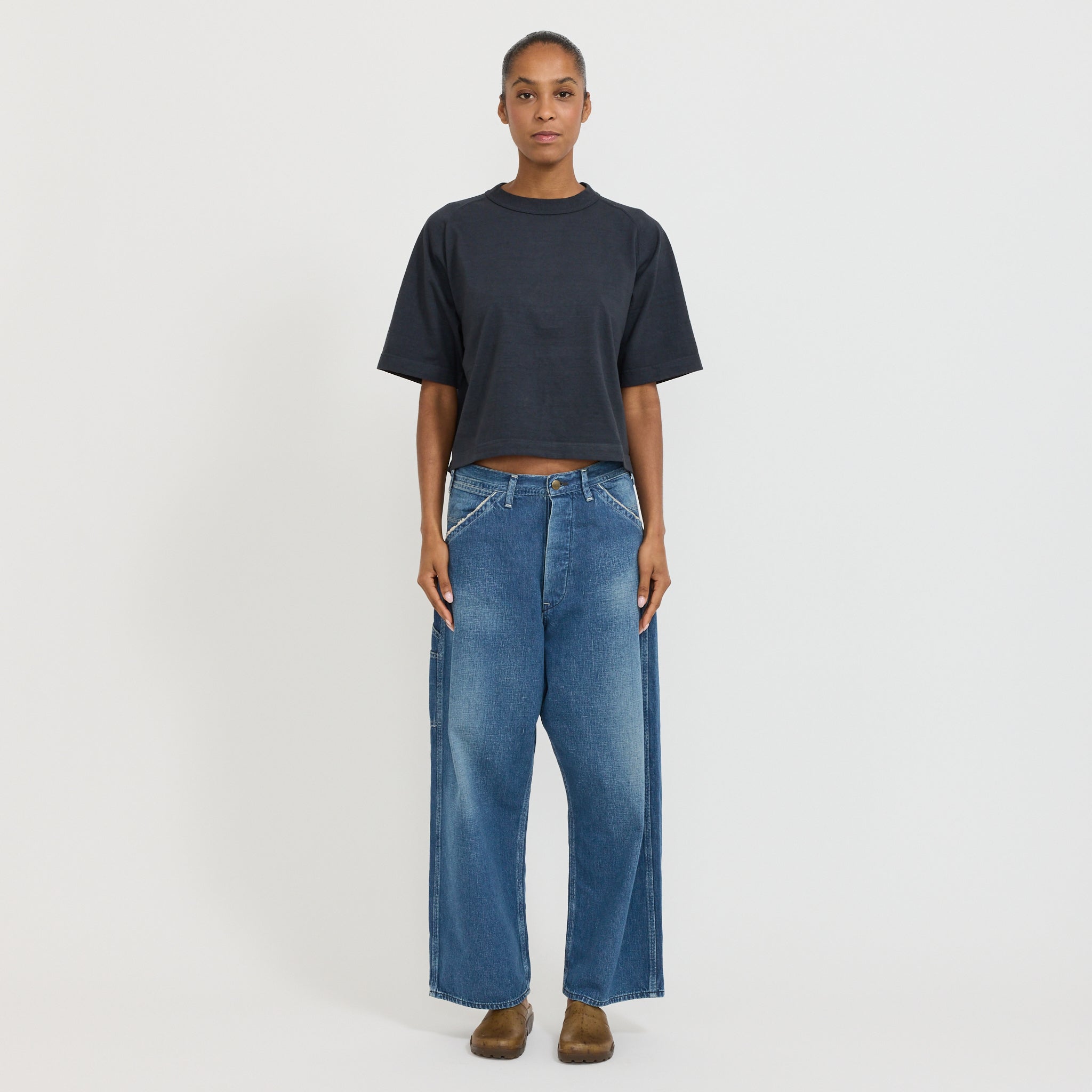 Mahuna SS T-Shirt Blue Graphite