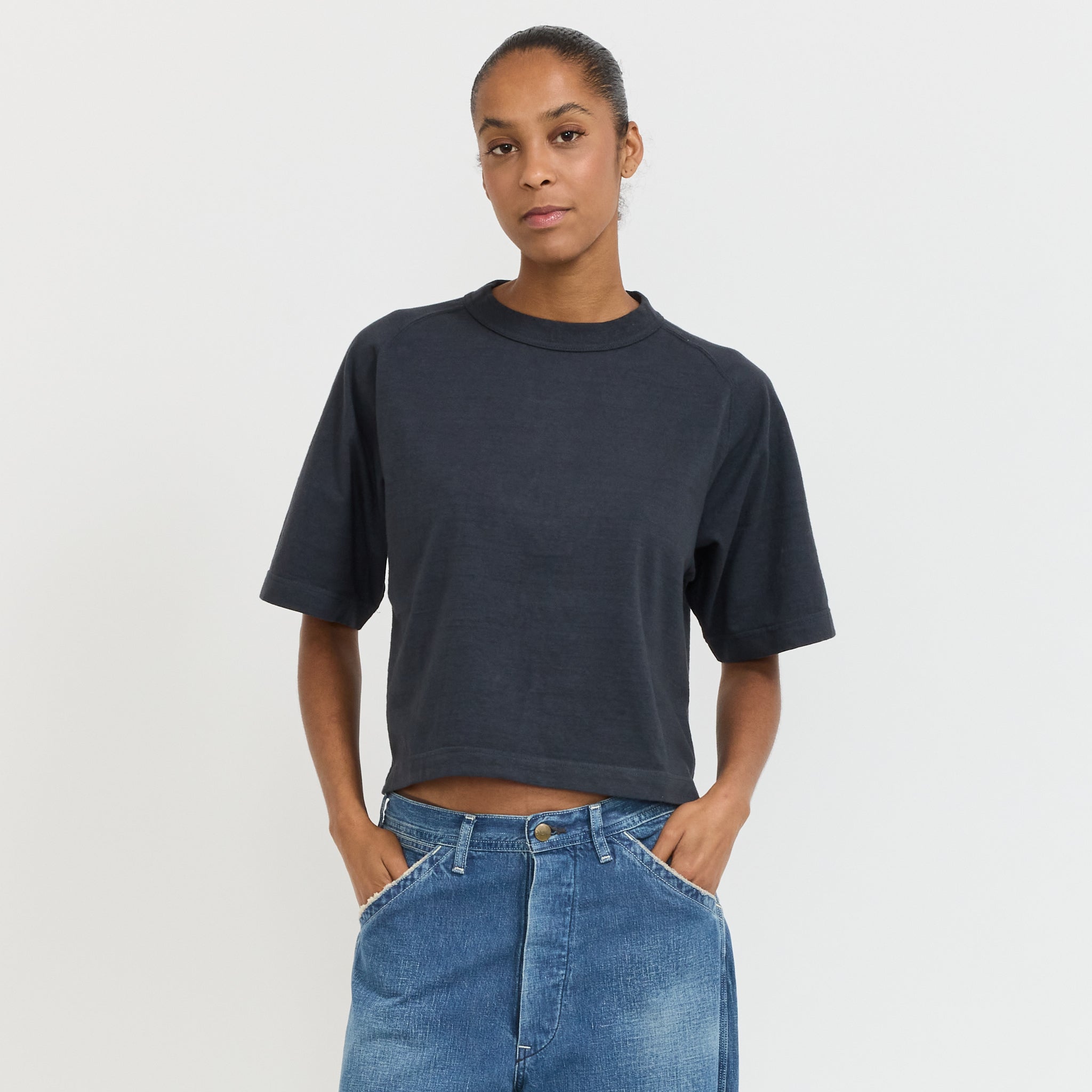 Mahuna SS T-Shirt Blue Graphite