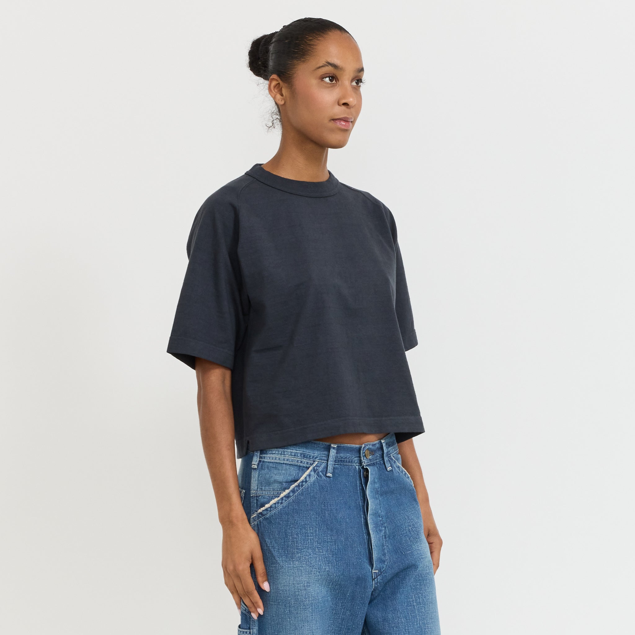 Mahuna SS T-Shirt Blue Graphite