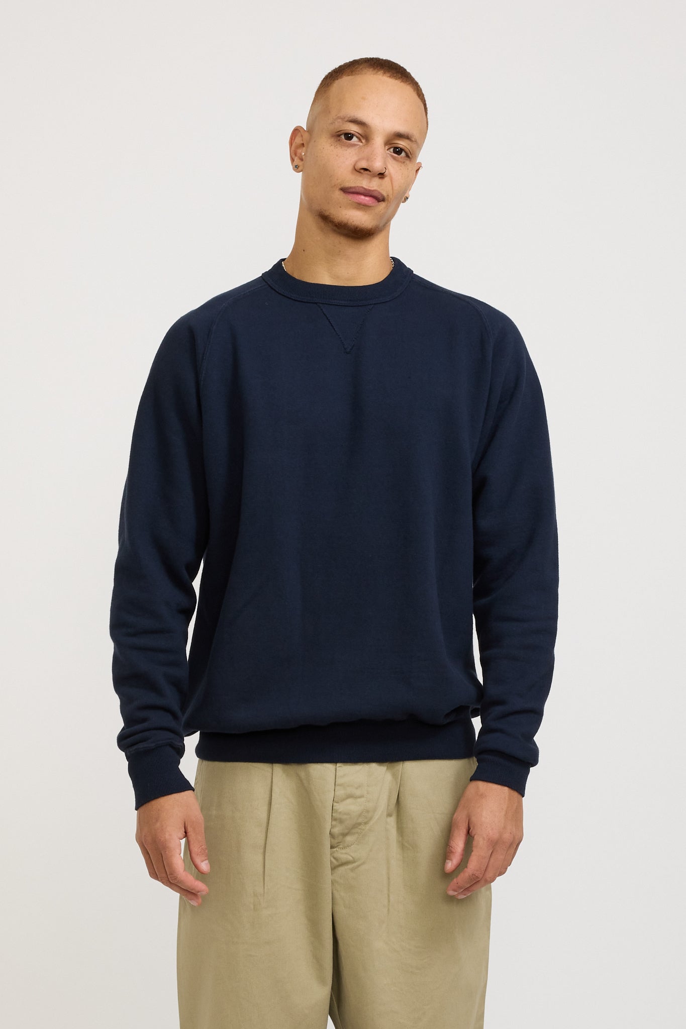 Sunray Sportswear | Puamana Crew Neck Dark Navy | Maplestore