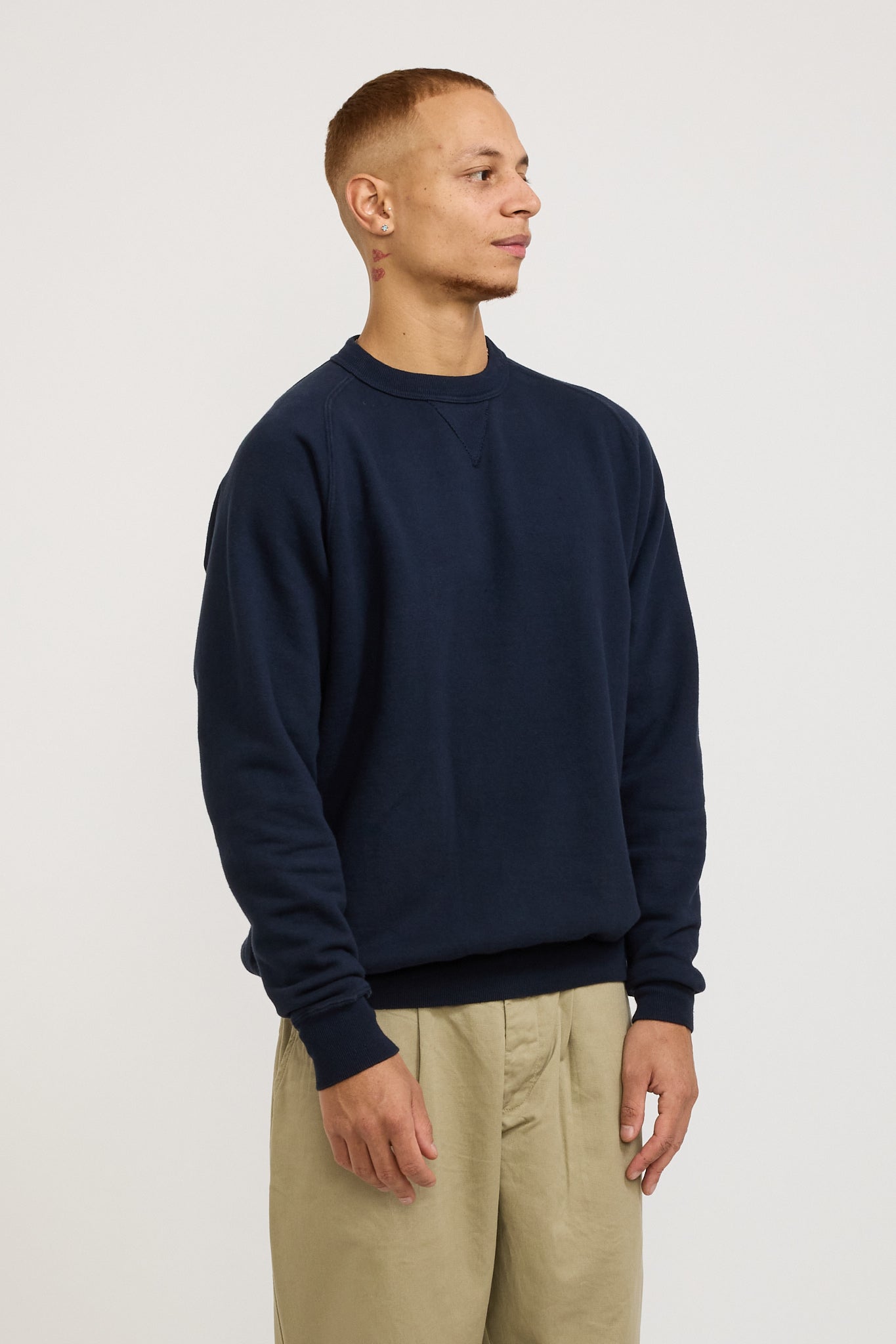 Sunray Sportswear | Puamana Crew Neck Dark Navy | Maplestore