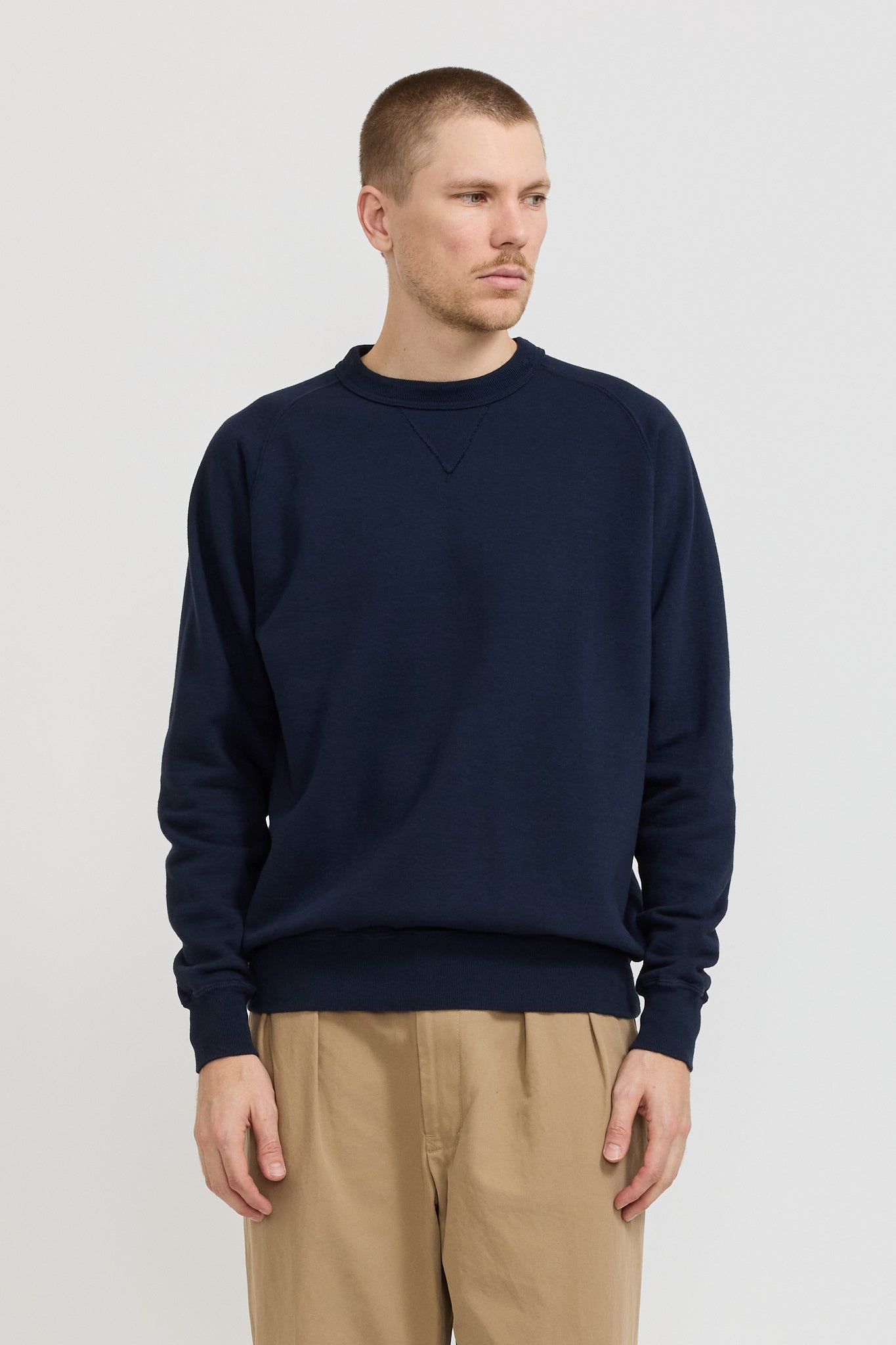 Sunray Sportswear | Puamana Crew Neck Dark Navy | Maplestore