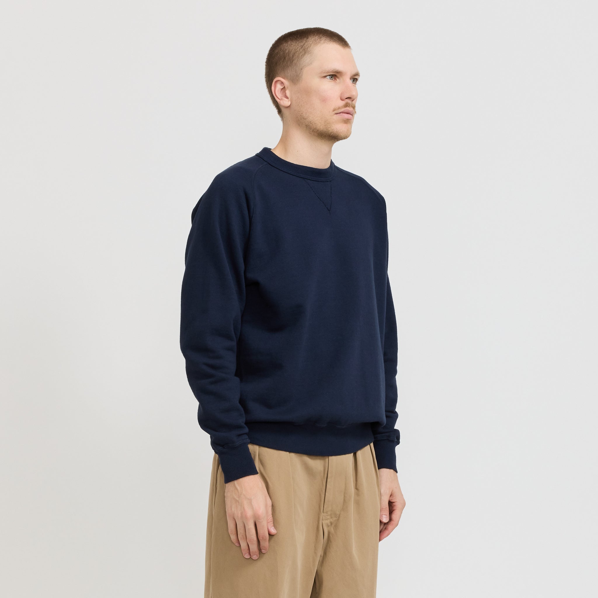 Sunray Sportswear | Puamana Crew Neck Dark Navy | Maplestore
