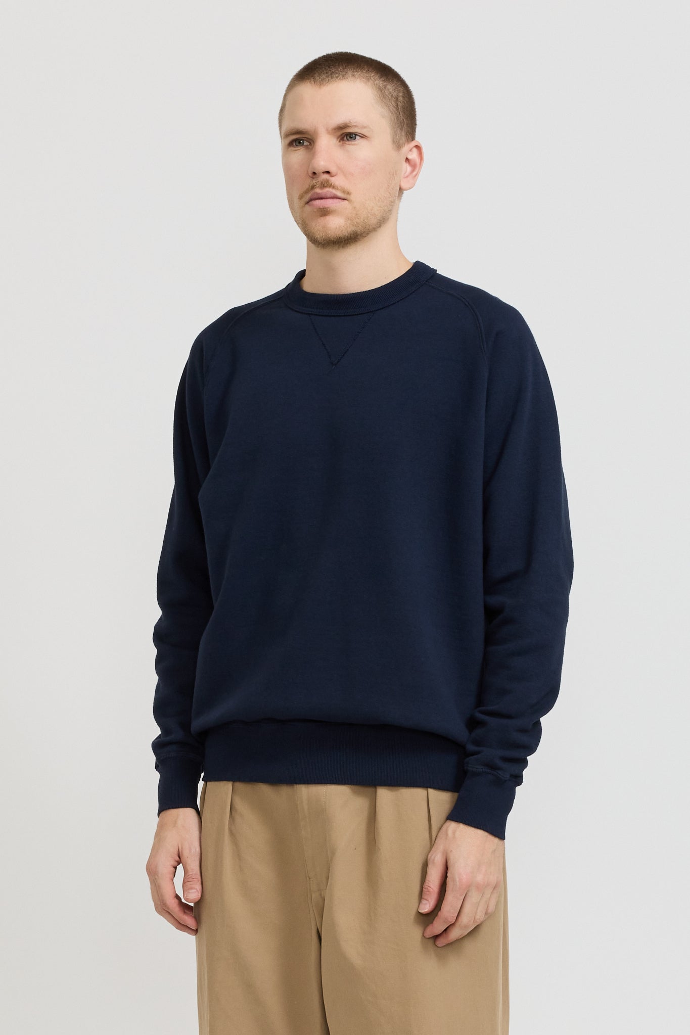 Sunray Sportswear | Puamana Crew Neck Dark Navy | Maplestore