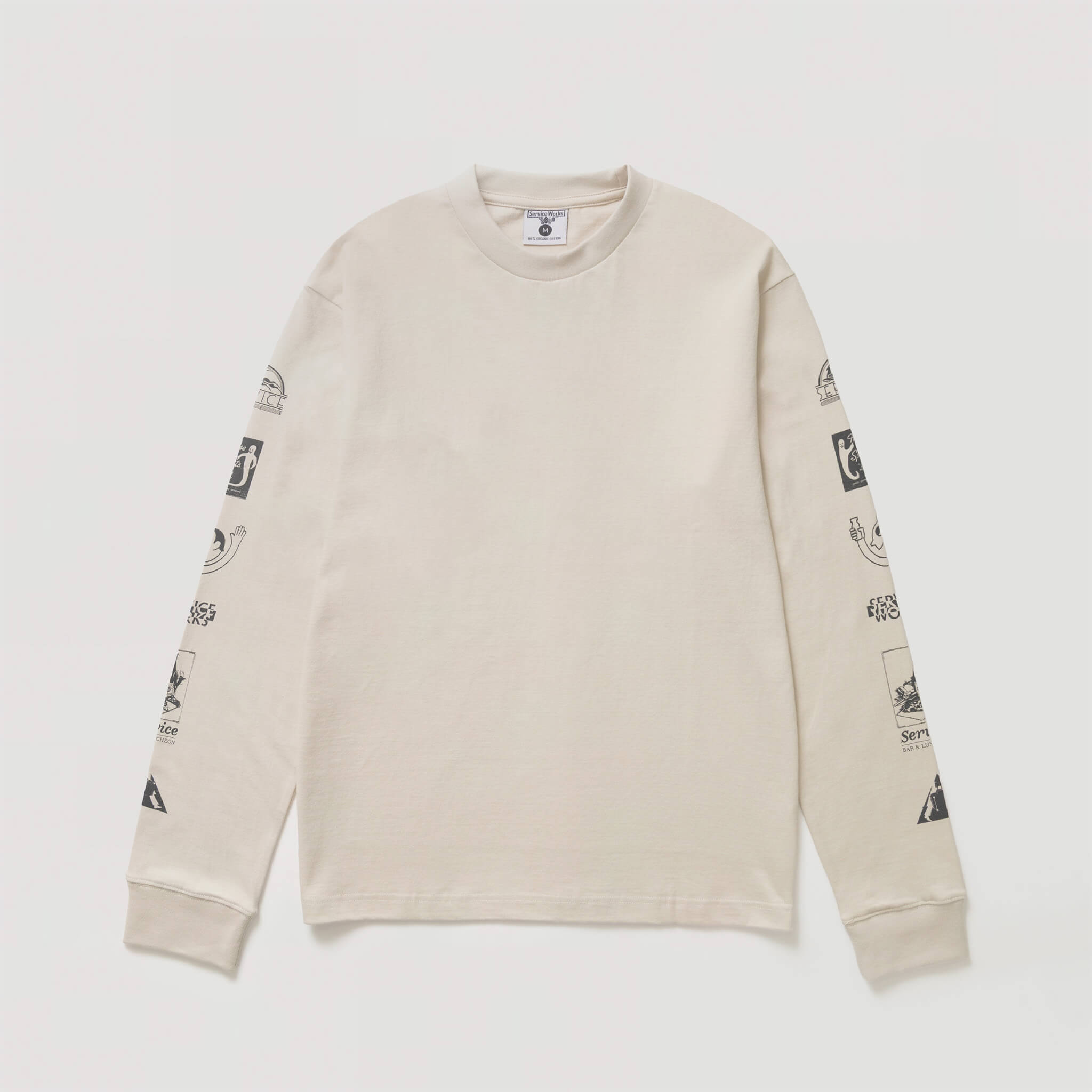 Service Works | Bootleg Long Sleeve Tee Natural | Maplestore