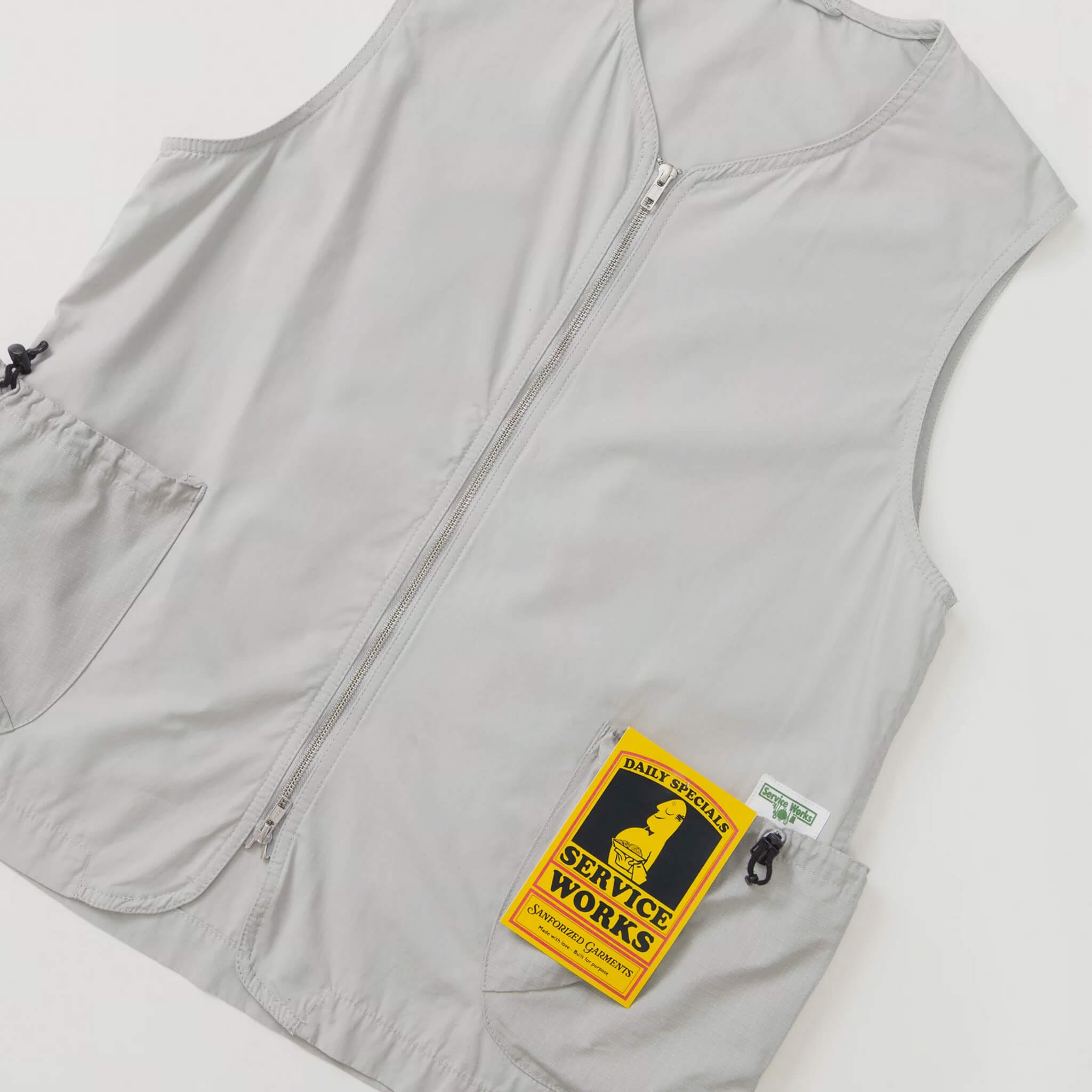 Service Works | Gardener Vest Silver | Maplestore