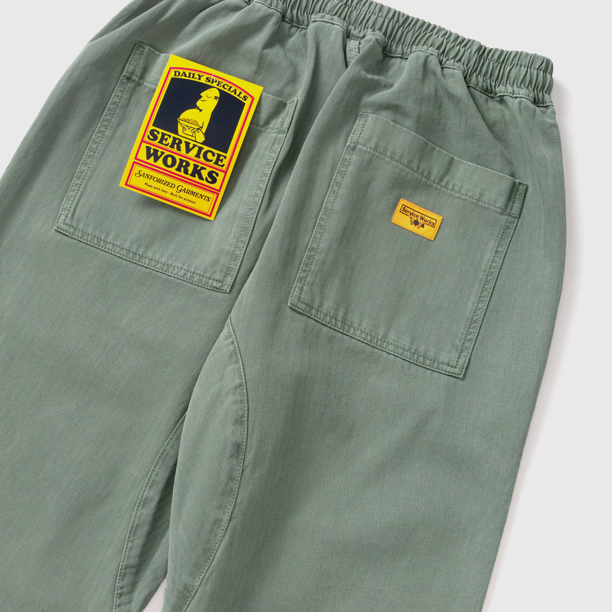 Pigment HBT Chef Pants Olive