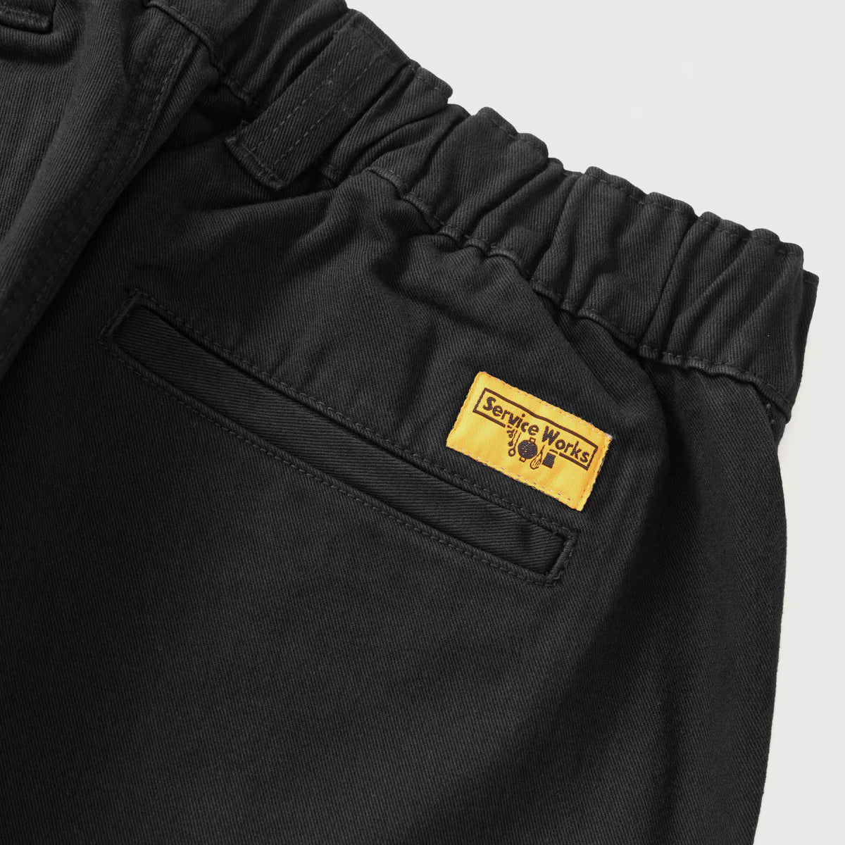 Twill Waiter Pants Black