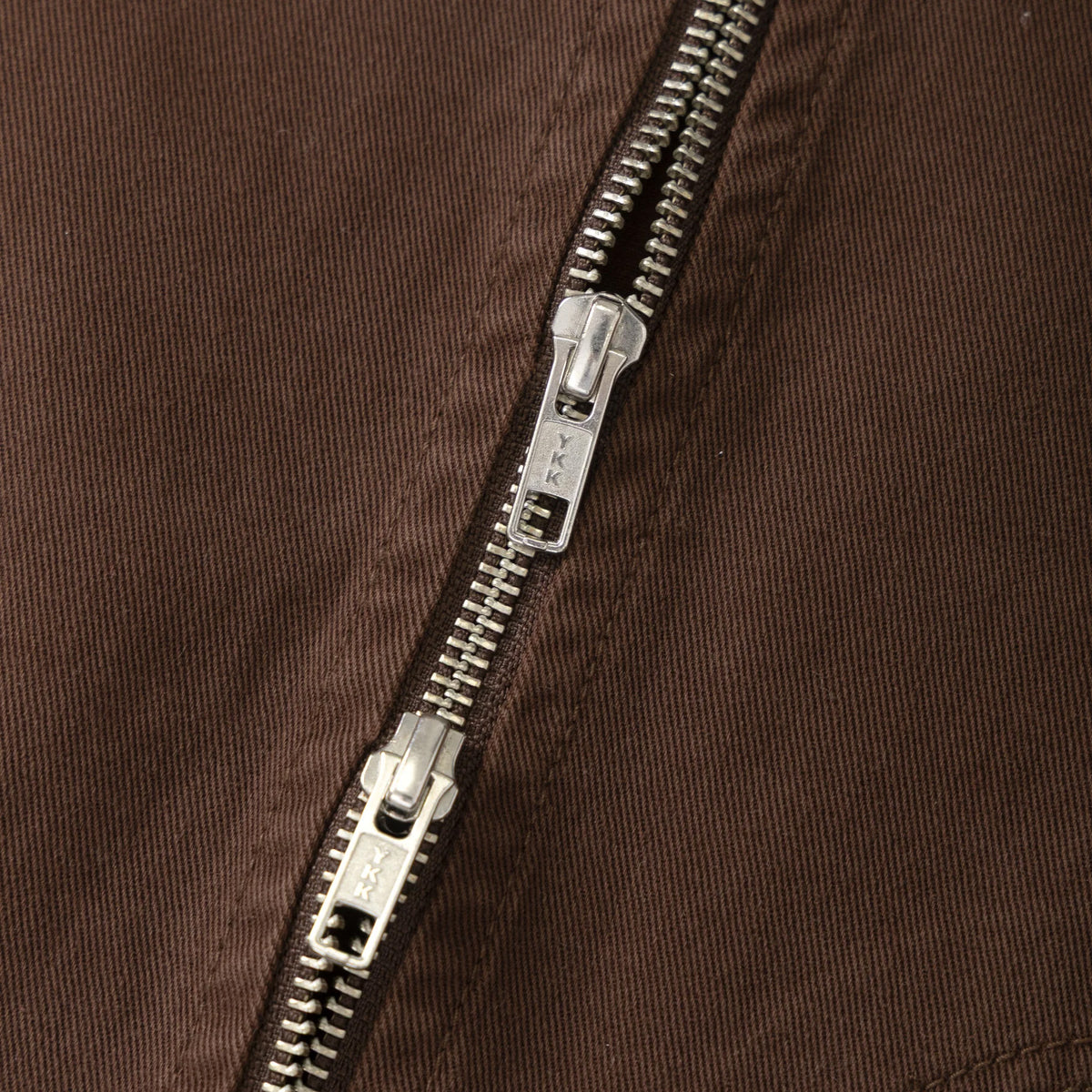 Twill Work Jacket Brown