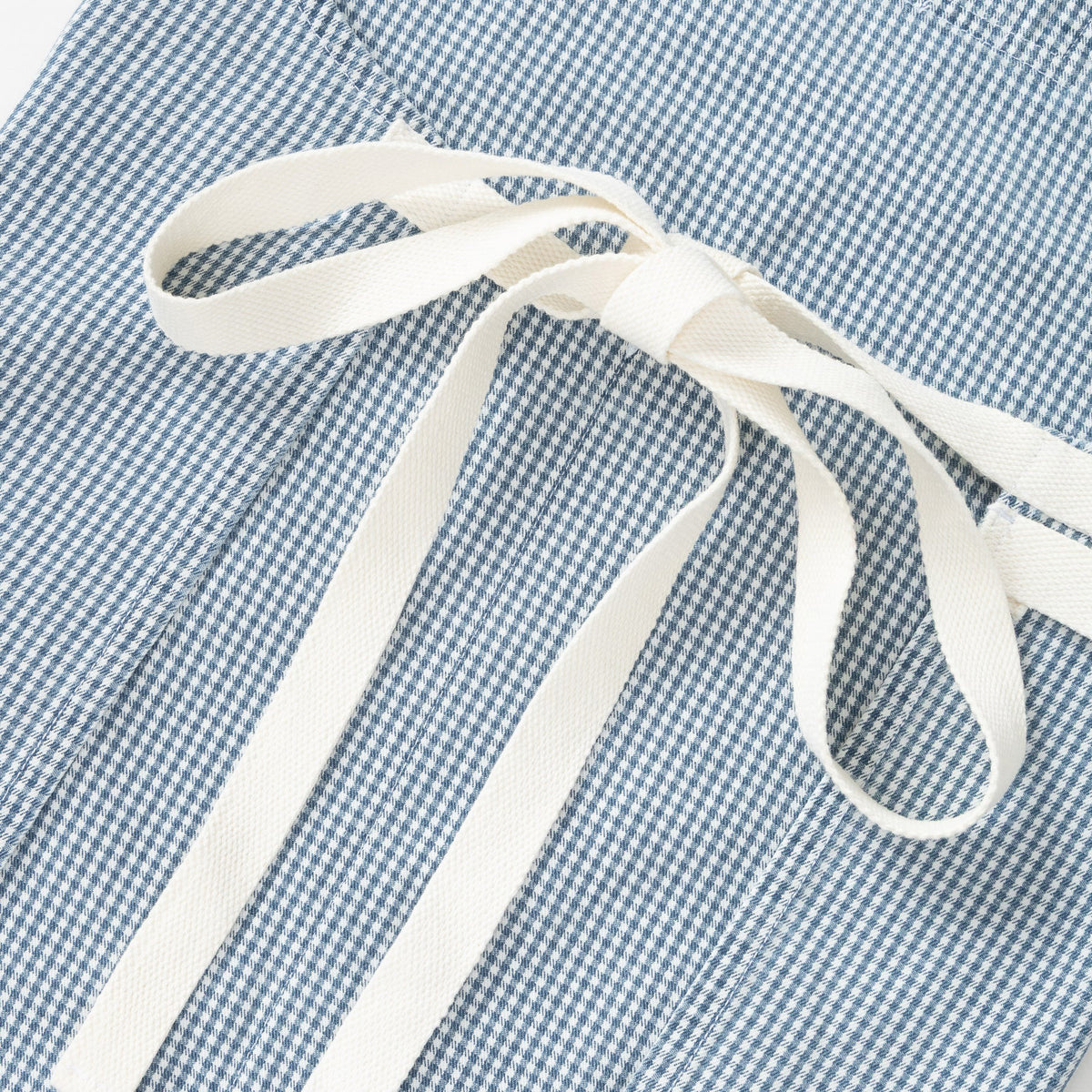 House Gingham Apron Blue