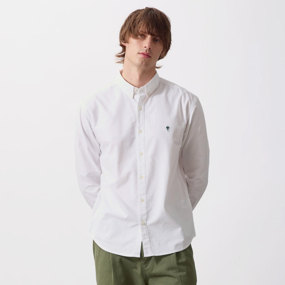 Artichoke Oxford Shirt White