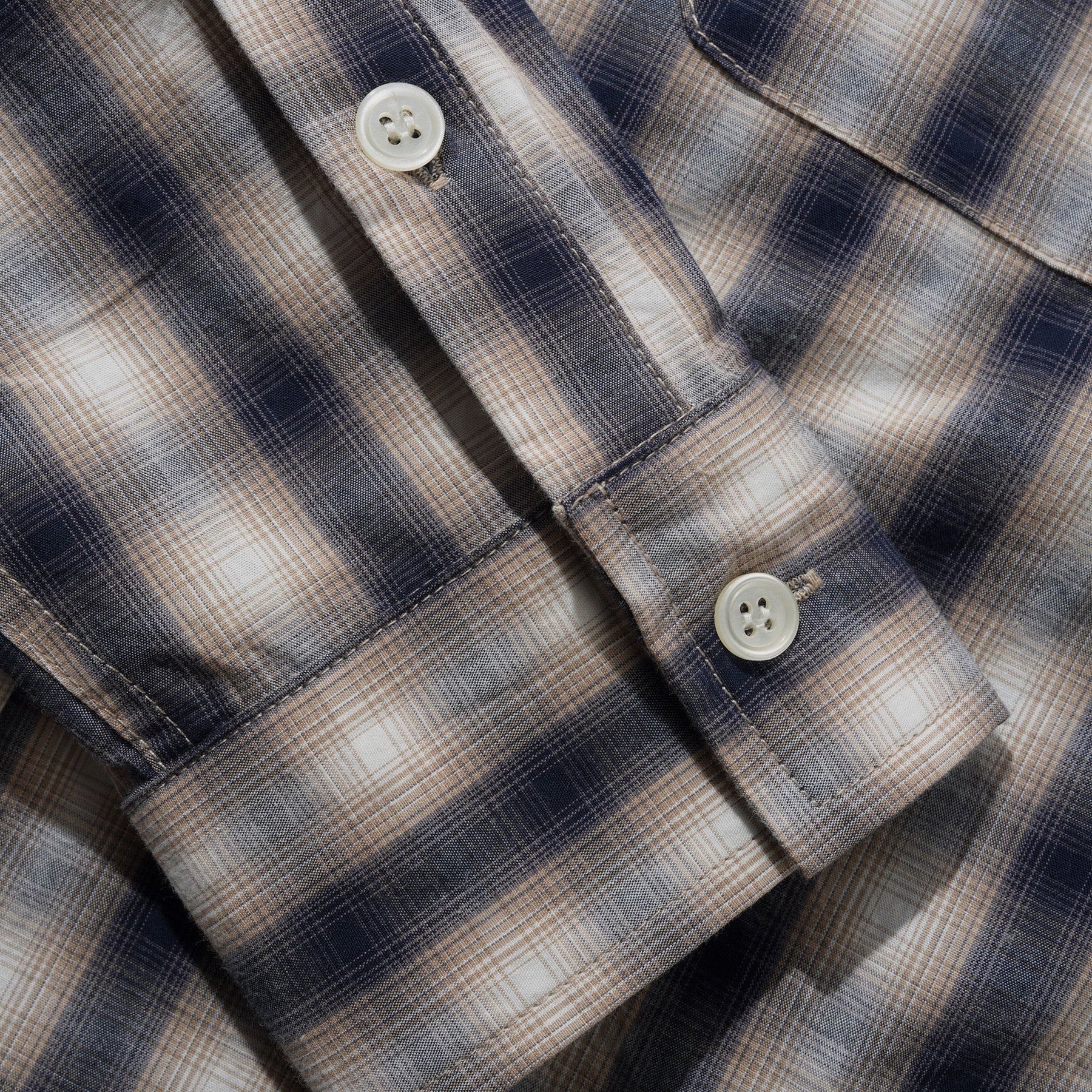 Shadowplaid Shirt Tan