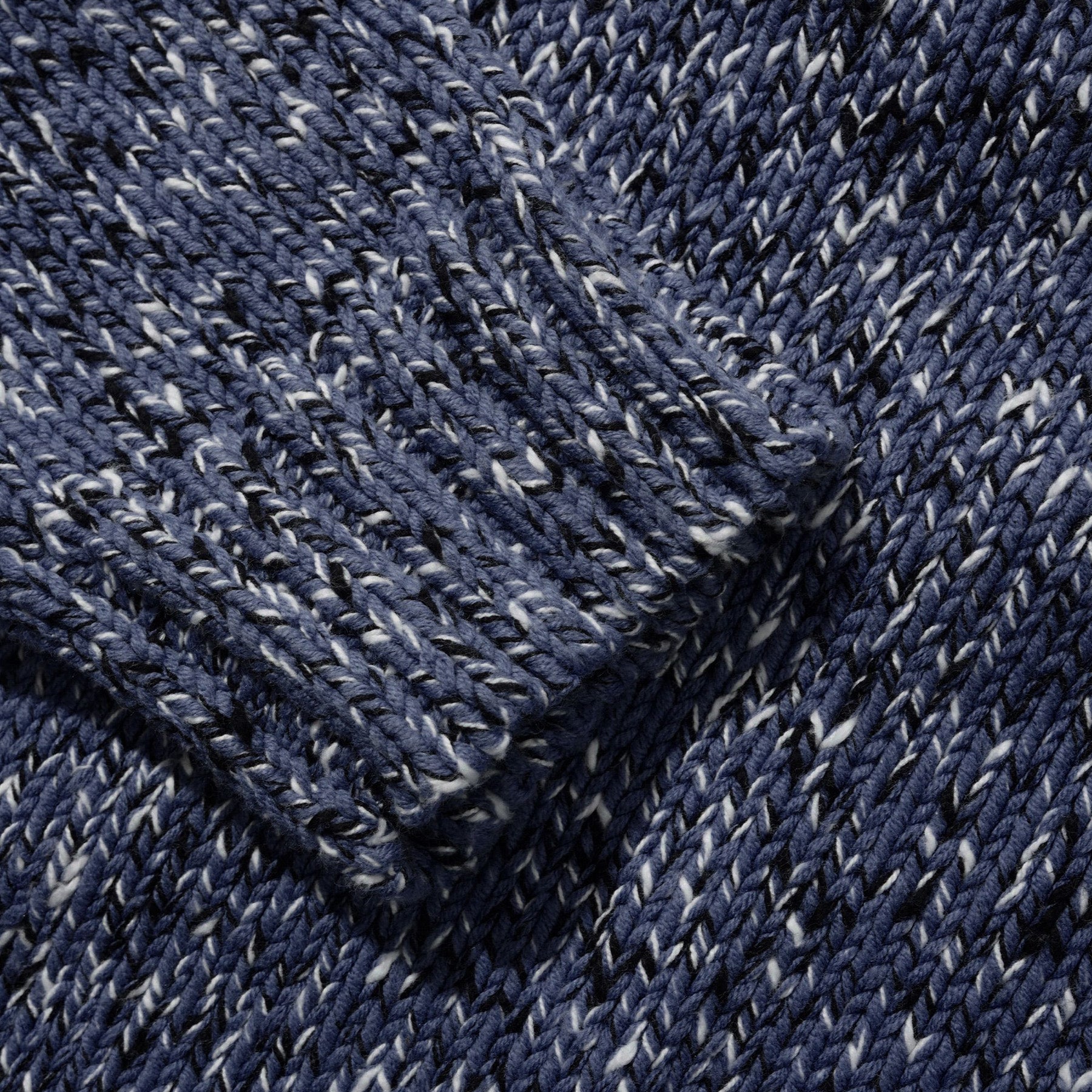 Speckle Knit Sweater Navy