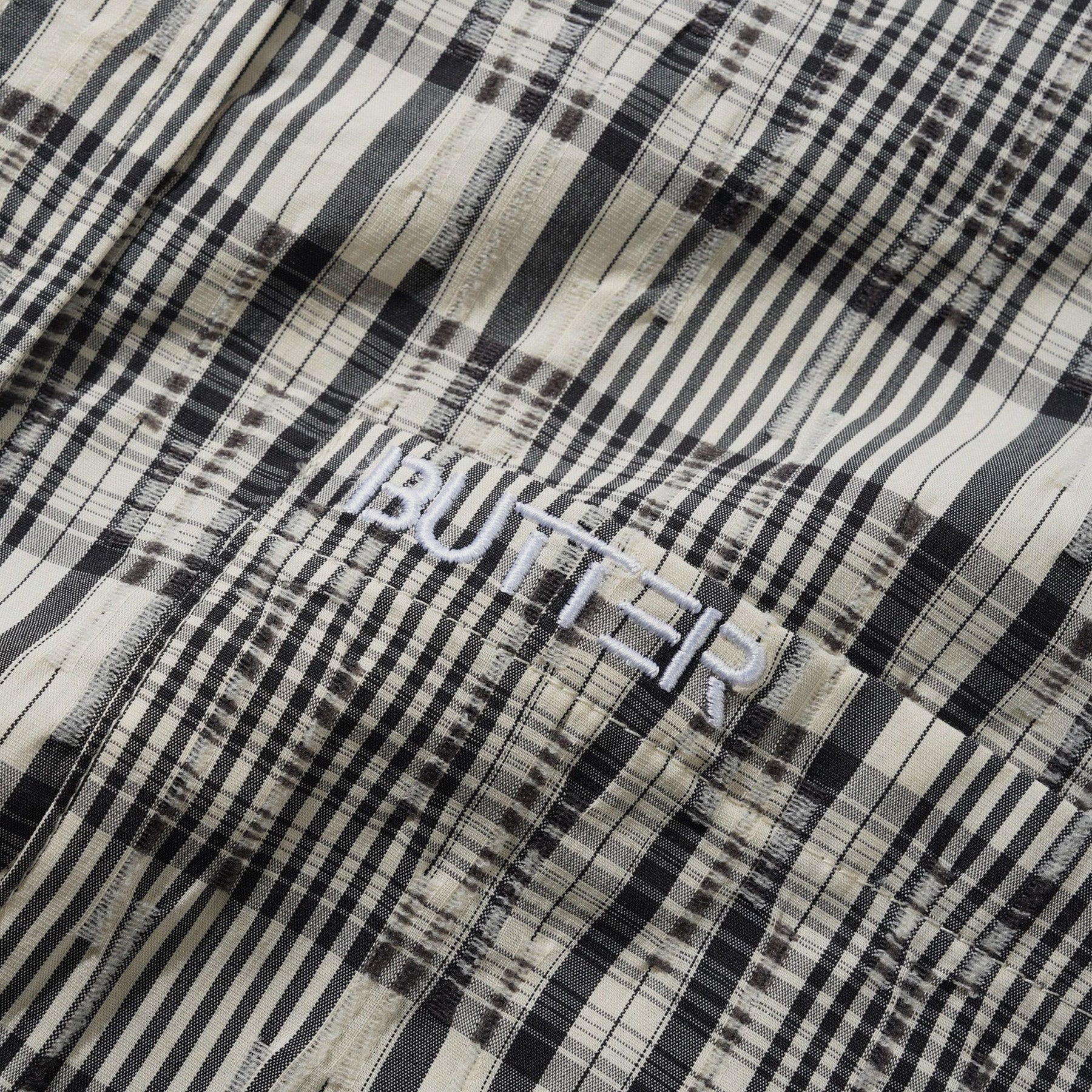 Spring S/S Shirt Black / Cream