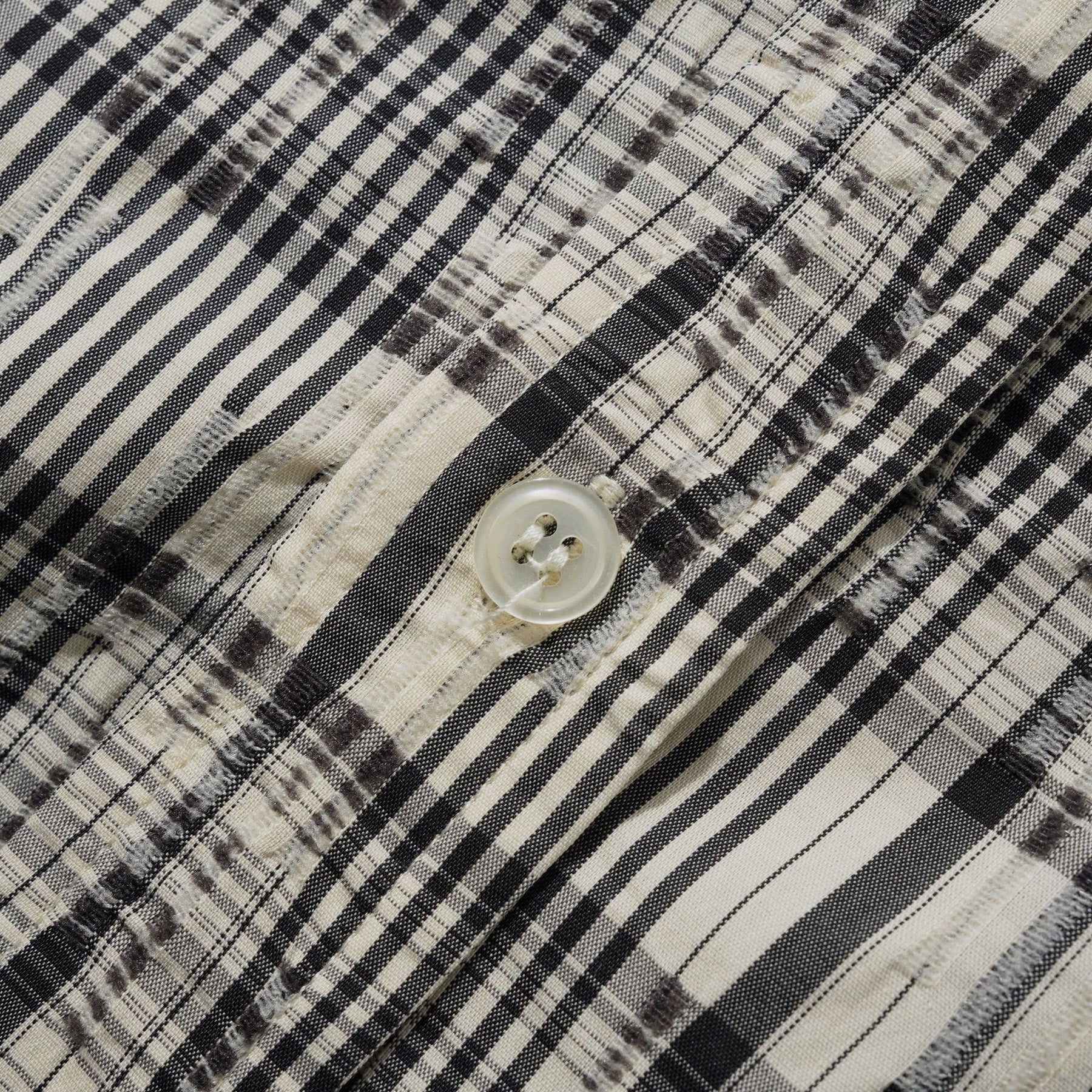 Spring S/S Shirt Black / Cream
