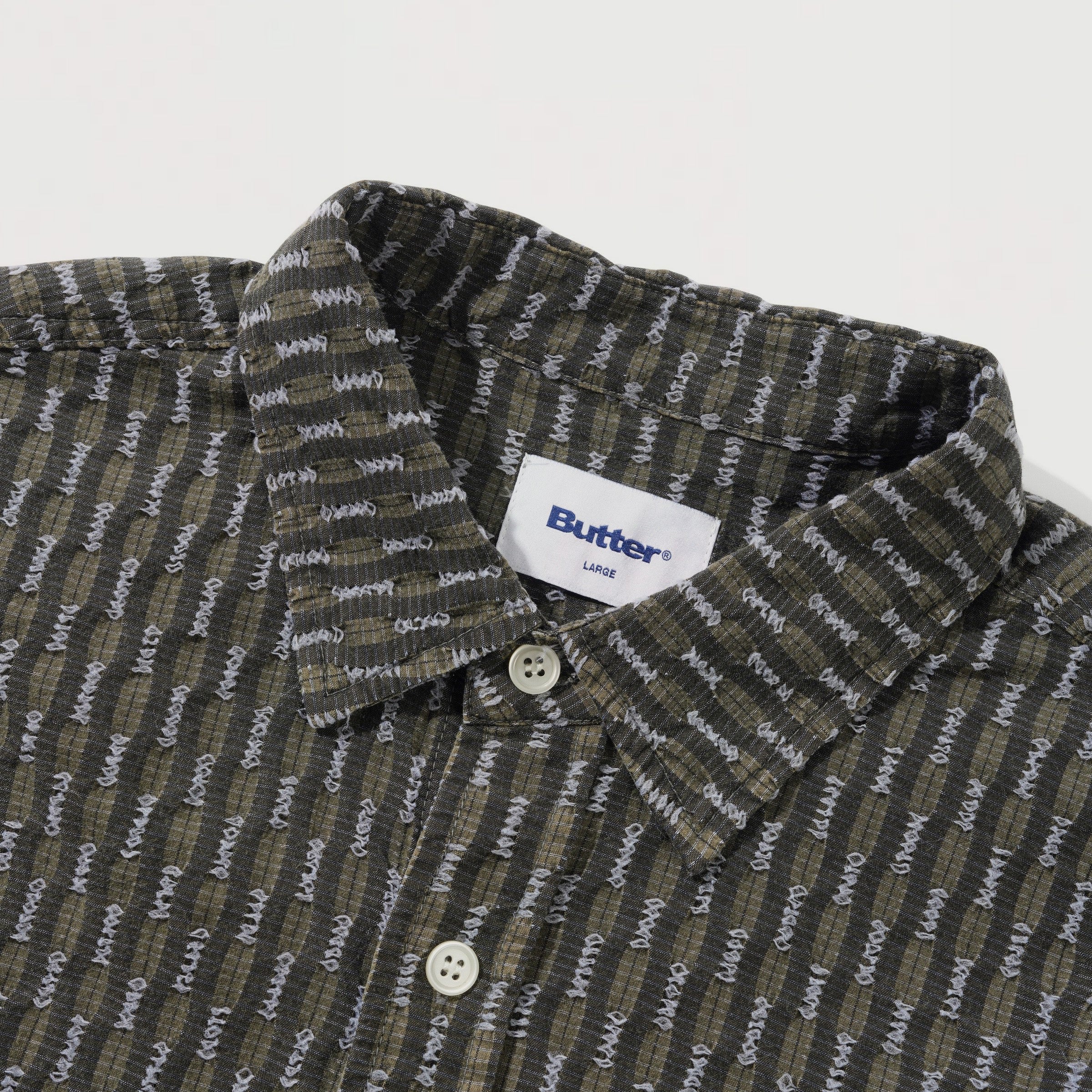 Butter Goods | Stitch Shirt Moss | Maplestore