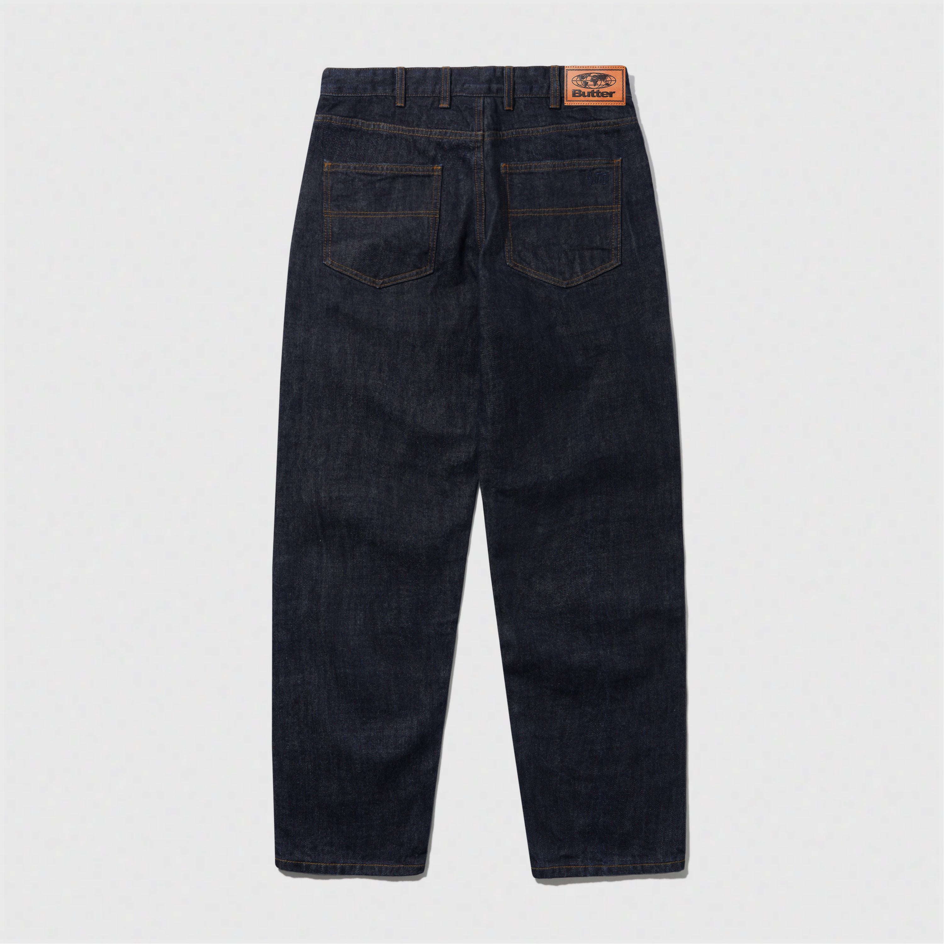 Straight Leg Denim Jeans Selvedge Blue