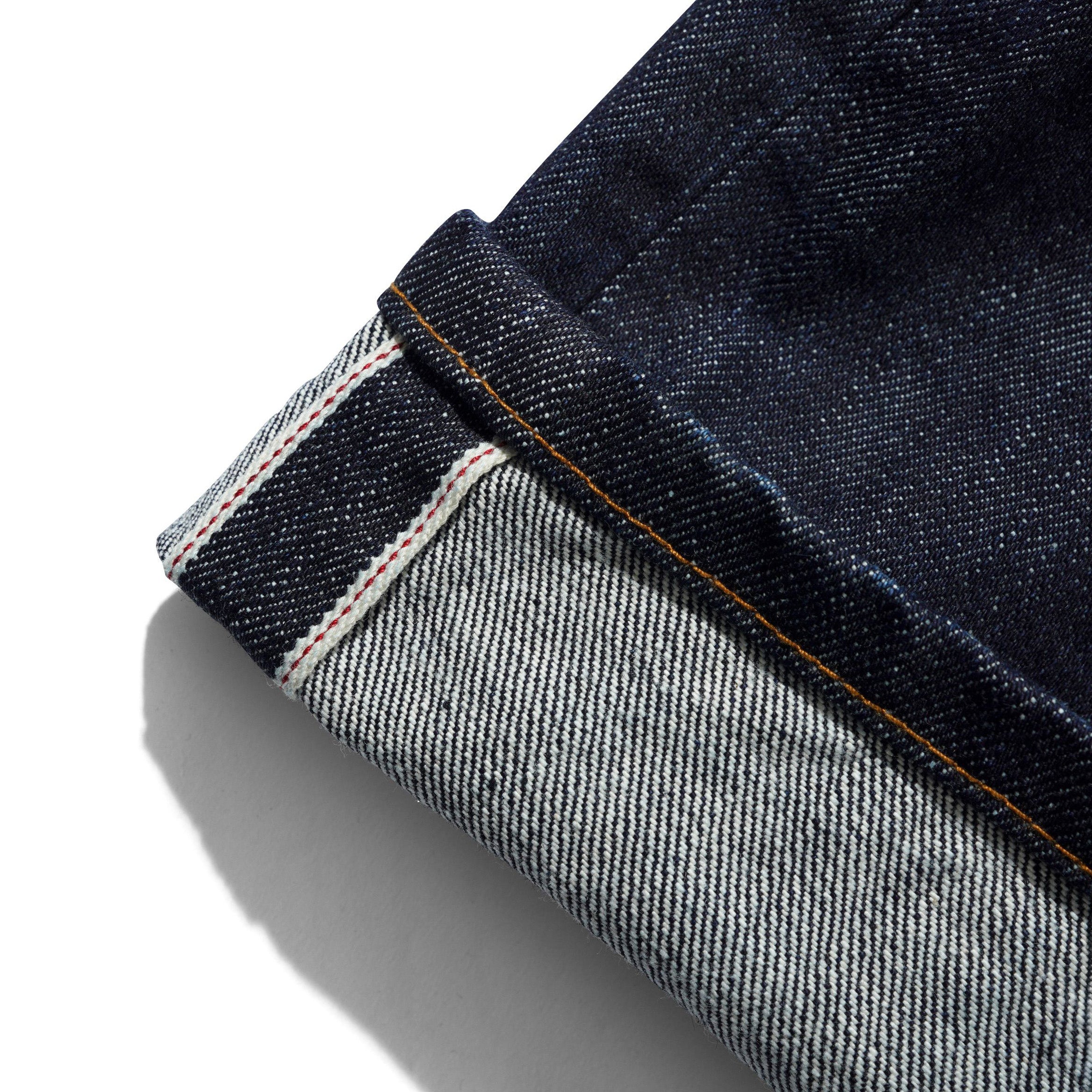 Straight Leg Denim Jeans Selvedge Blue