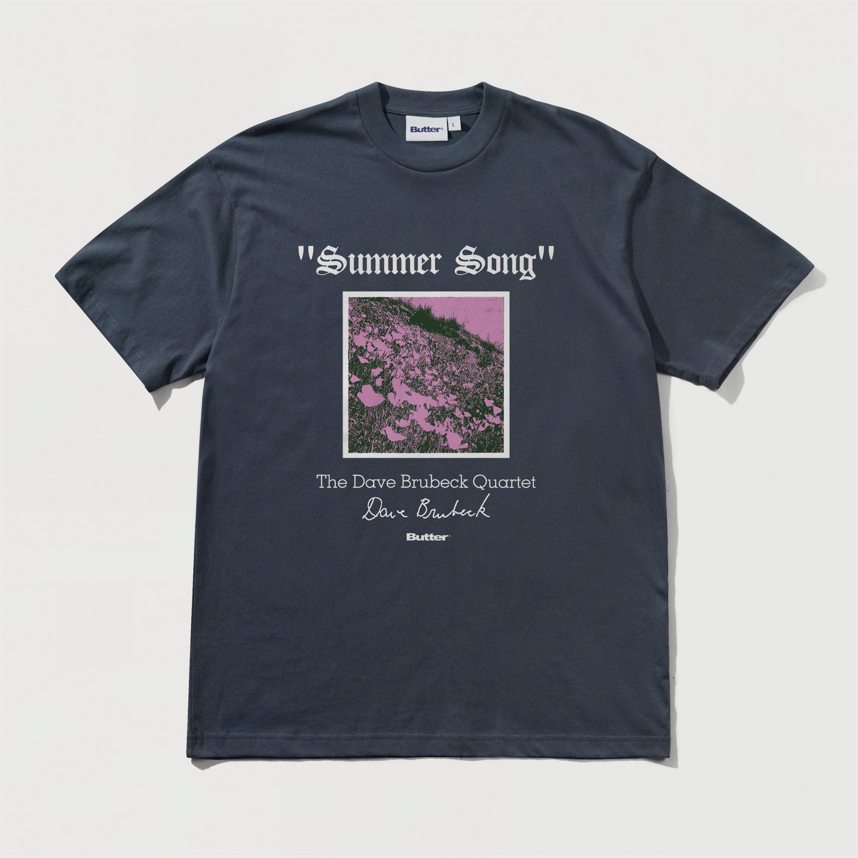 Butter Goods | Summer Song Tee Steel | Maplestore