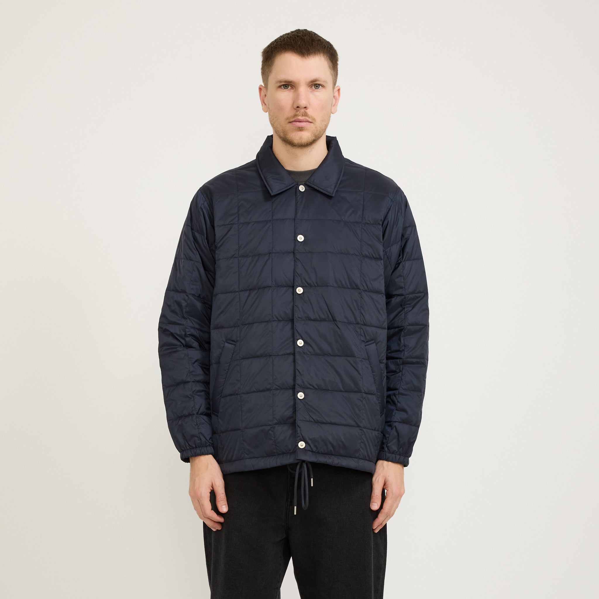 Down Coach Jacket Dark Navy