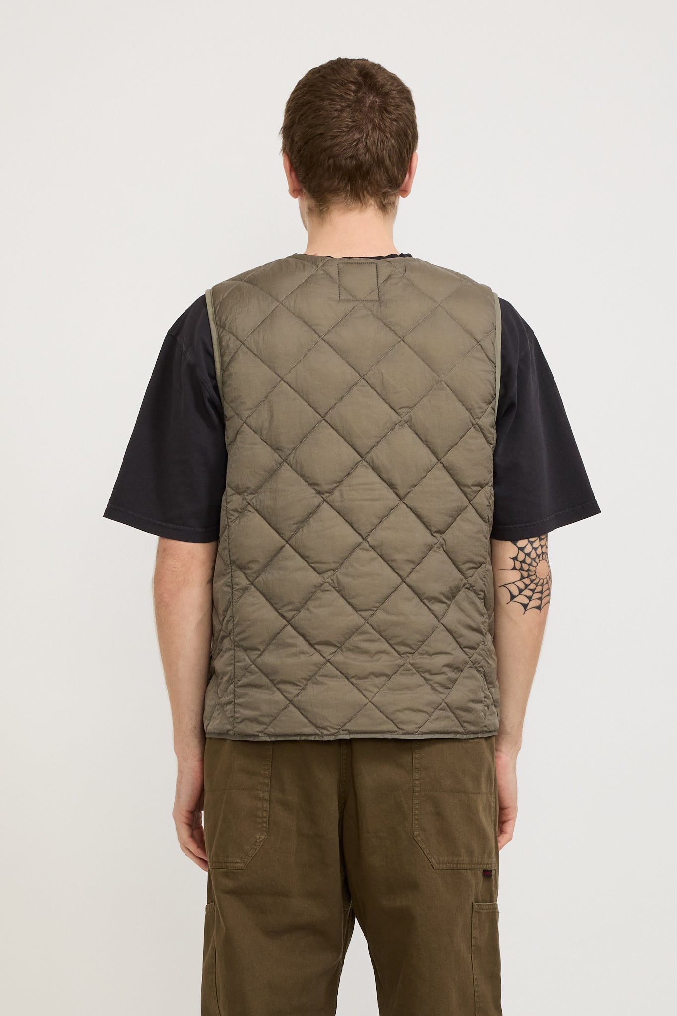 Gramicci | Gramicci x Taion Inner Down Vest Stone Grey | Maplestore