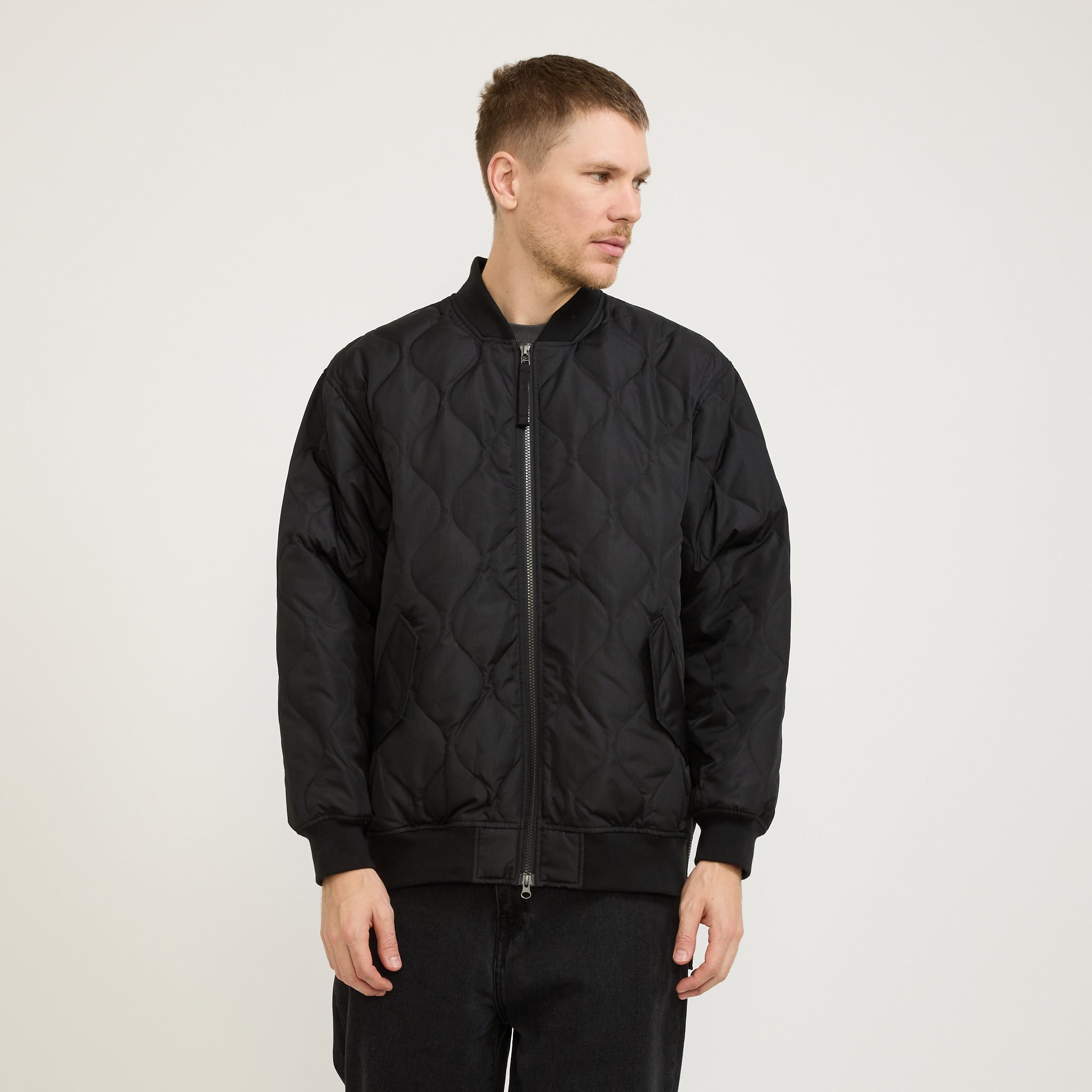 Military MA-1 Down Jacket Black
