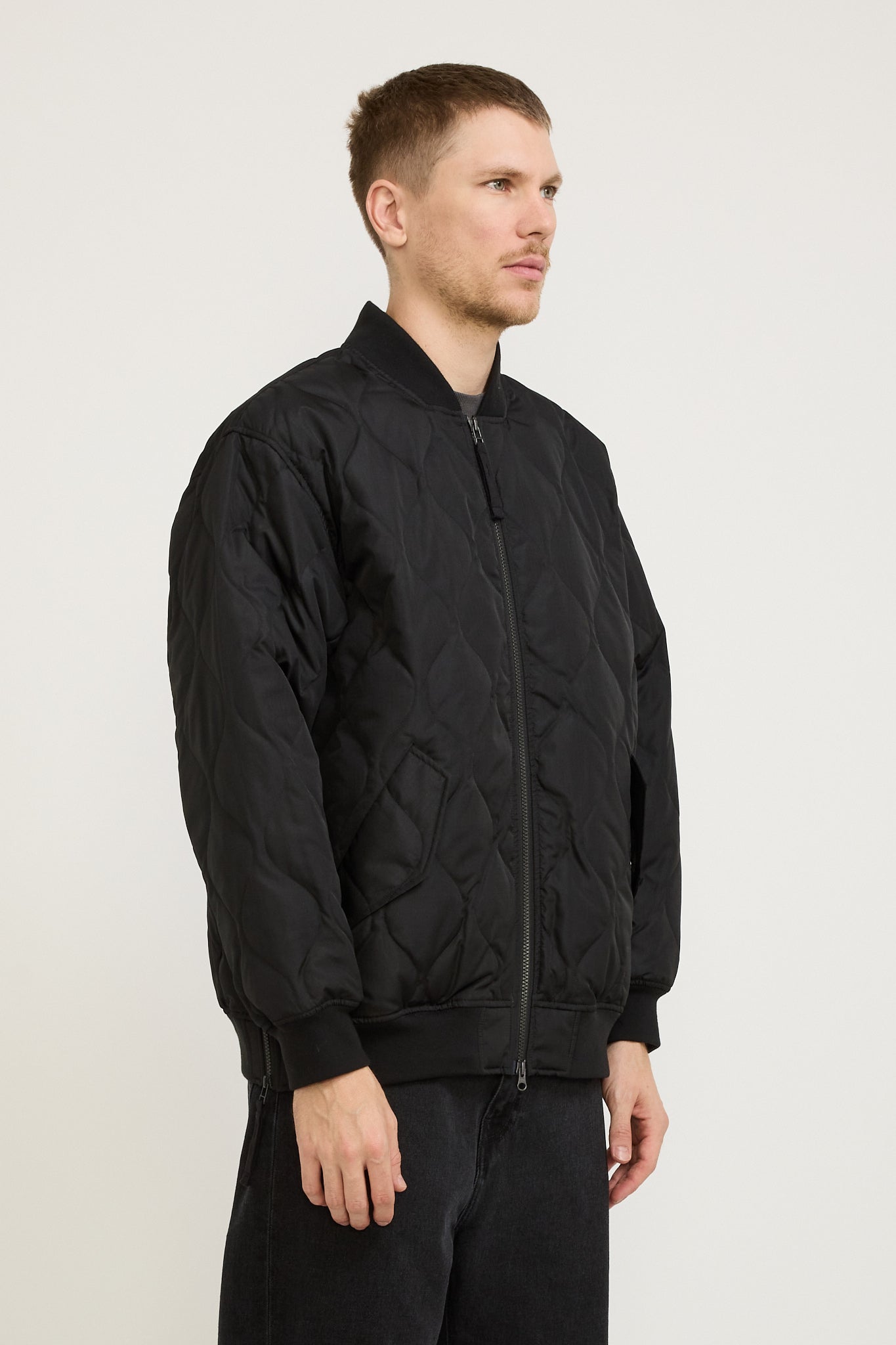 Military MA-1 Down Jacket Black