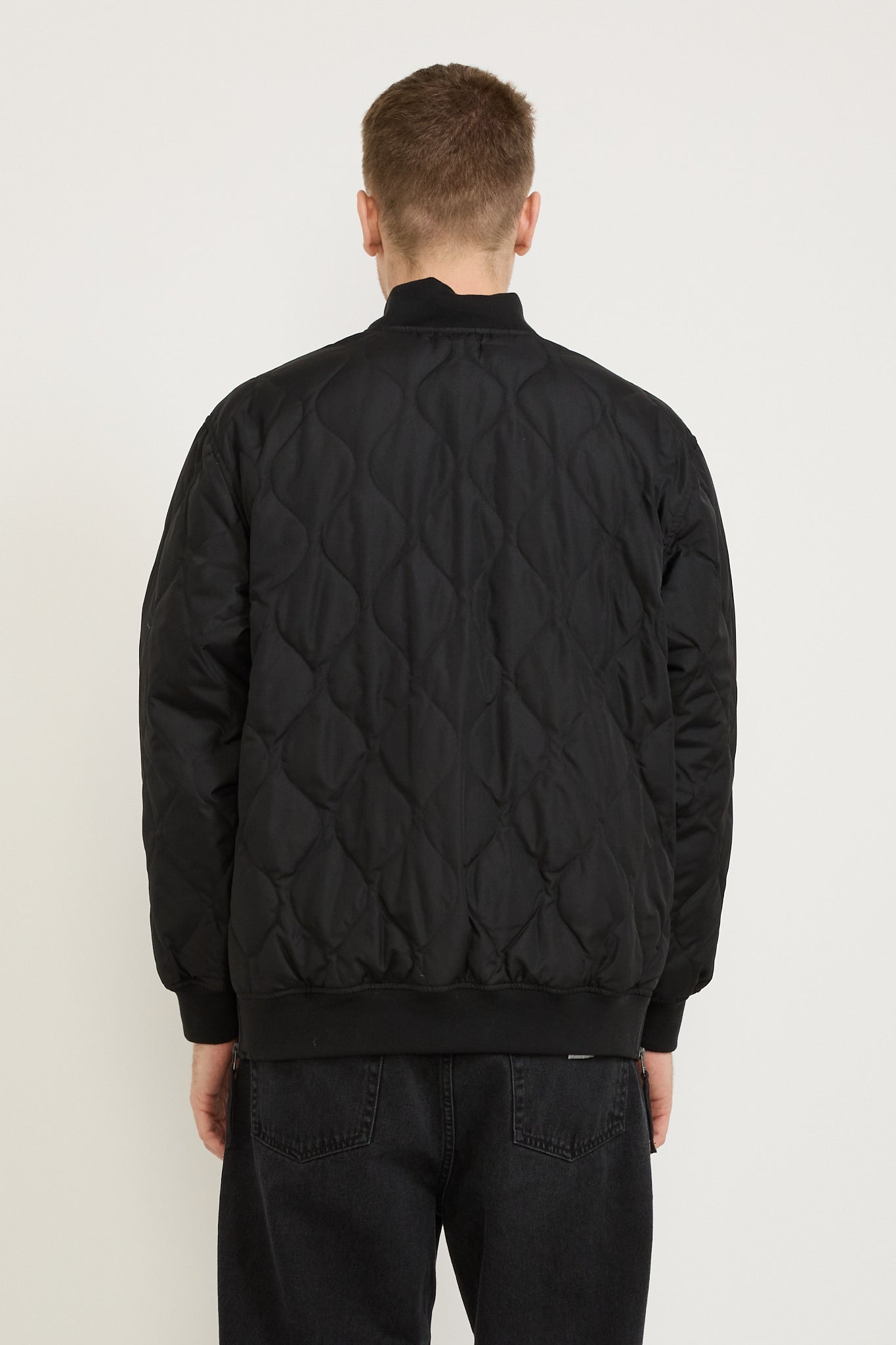 Military MA-1 Down Jacket Black