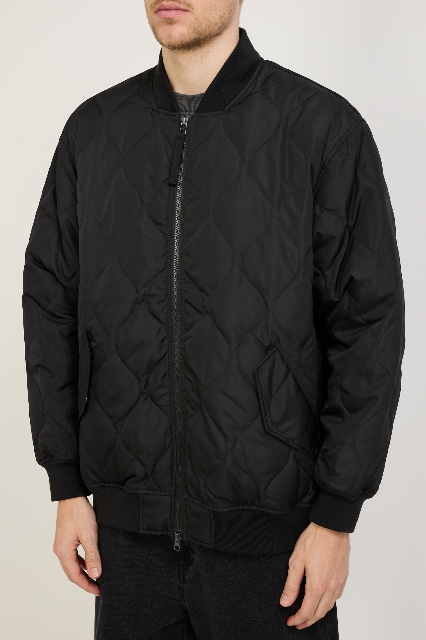Military MA-1 Down Jacket Black