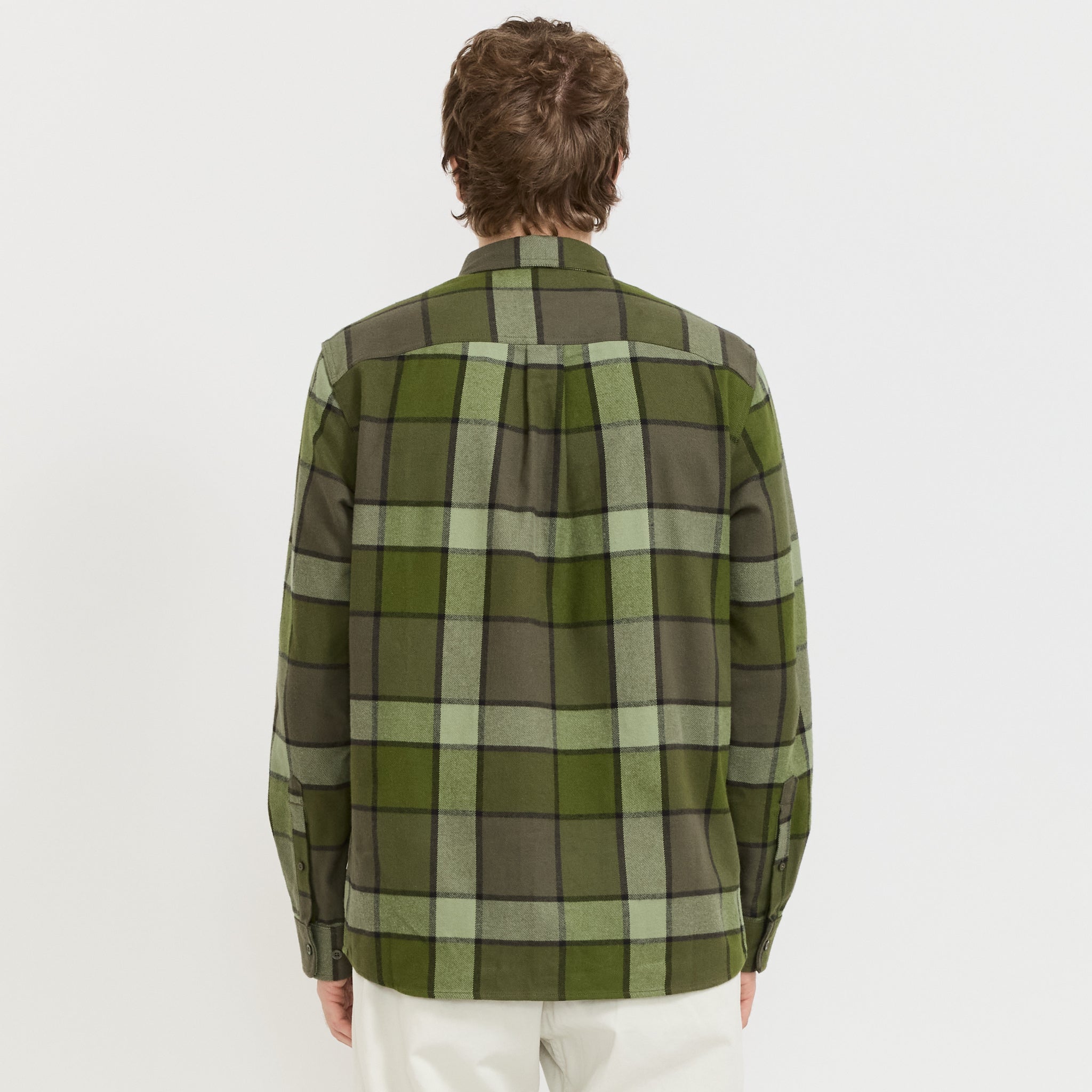 Arroyo Flannel Shirt Taupe Green