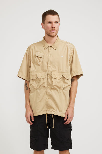 The North Face | Short-Sleeve Solid Shirt AP Khaki Stone | Maplestore