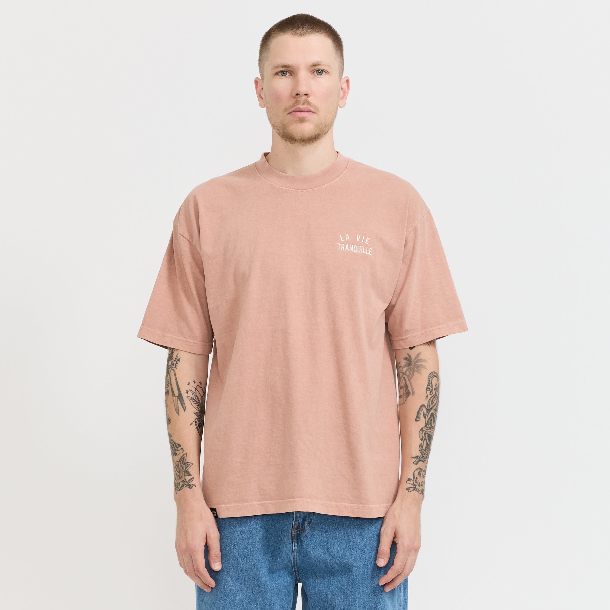 La Vie Tranquille Tee Rose Quartz