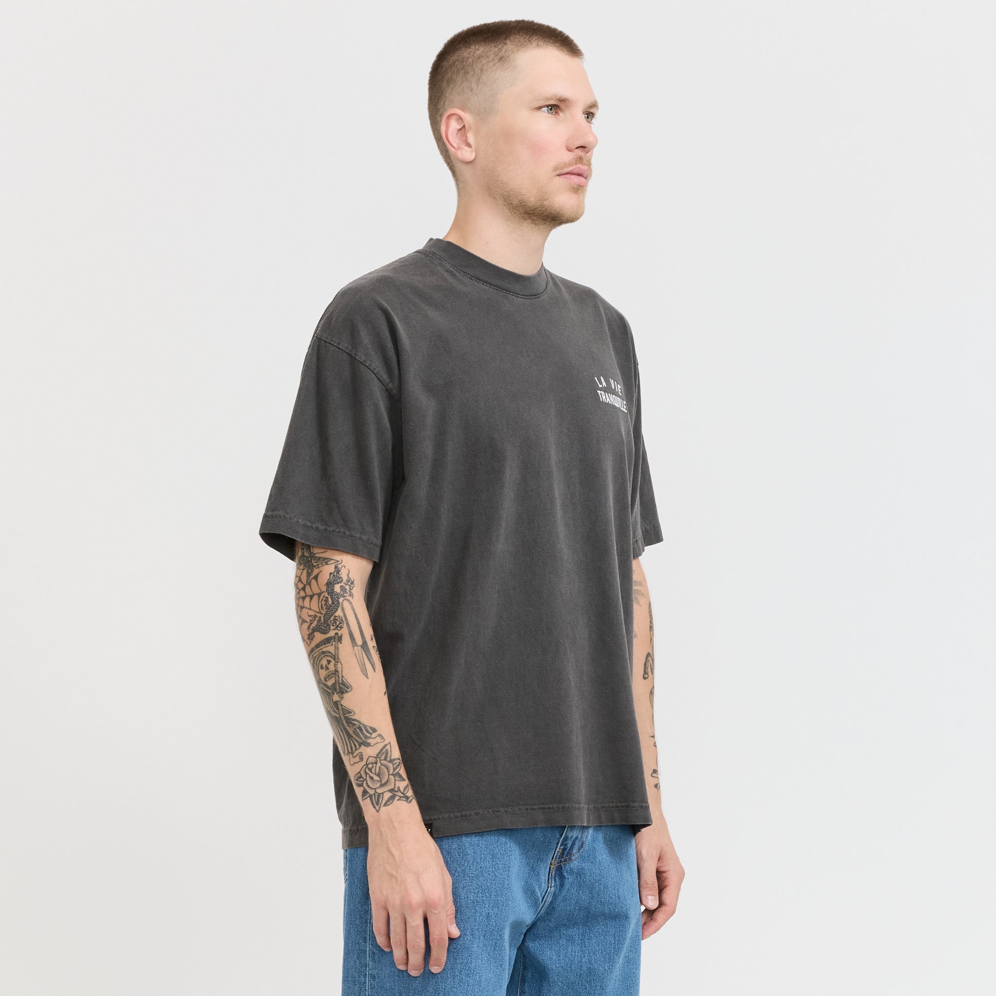 La Vie Tranquille Tee Vintage Black