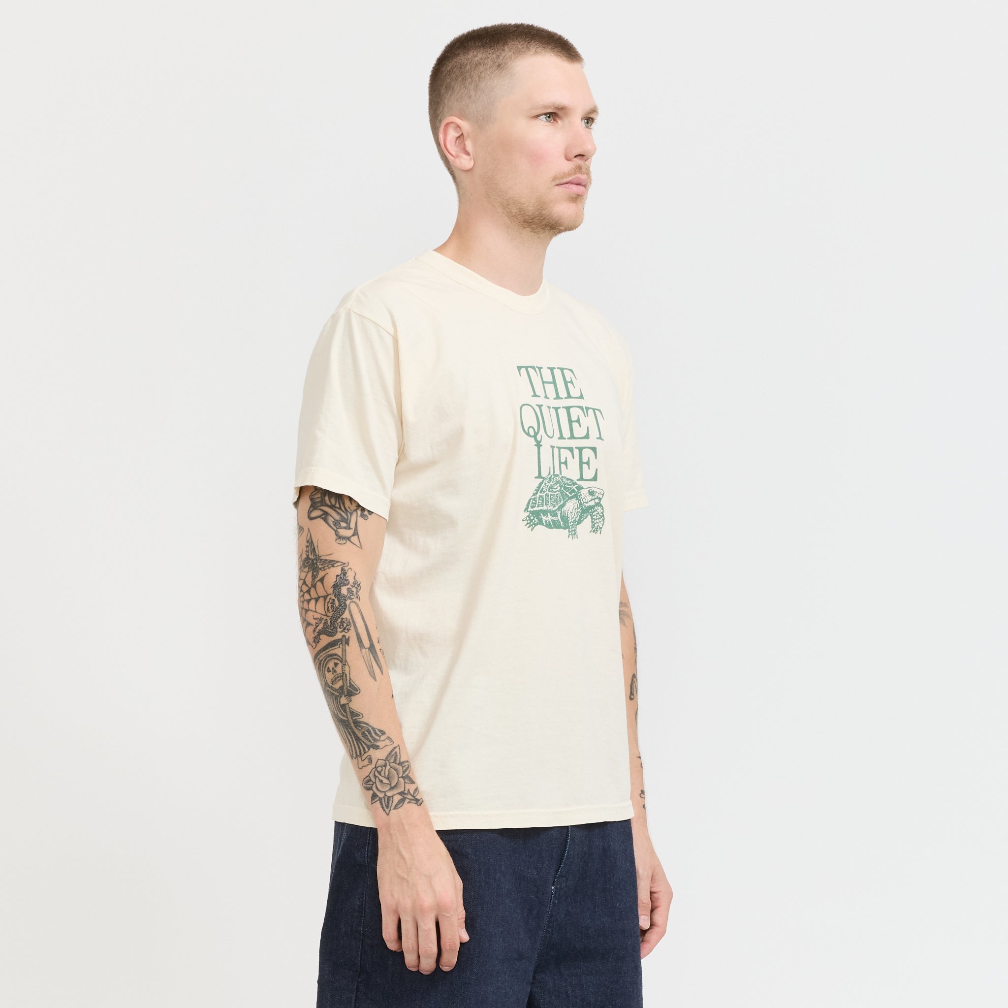 Turtle Pigment Dyed Tee Ivory