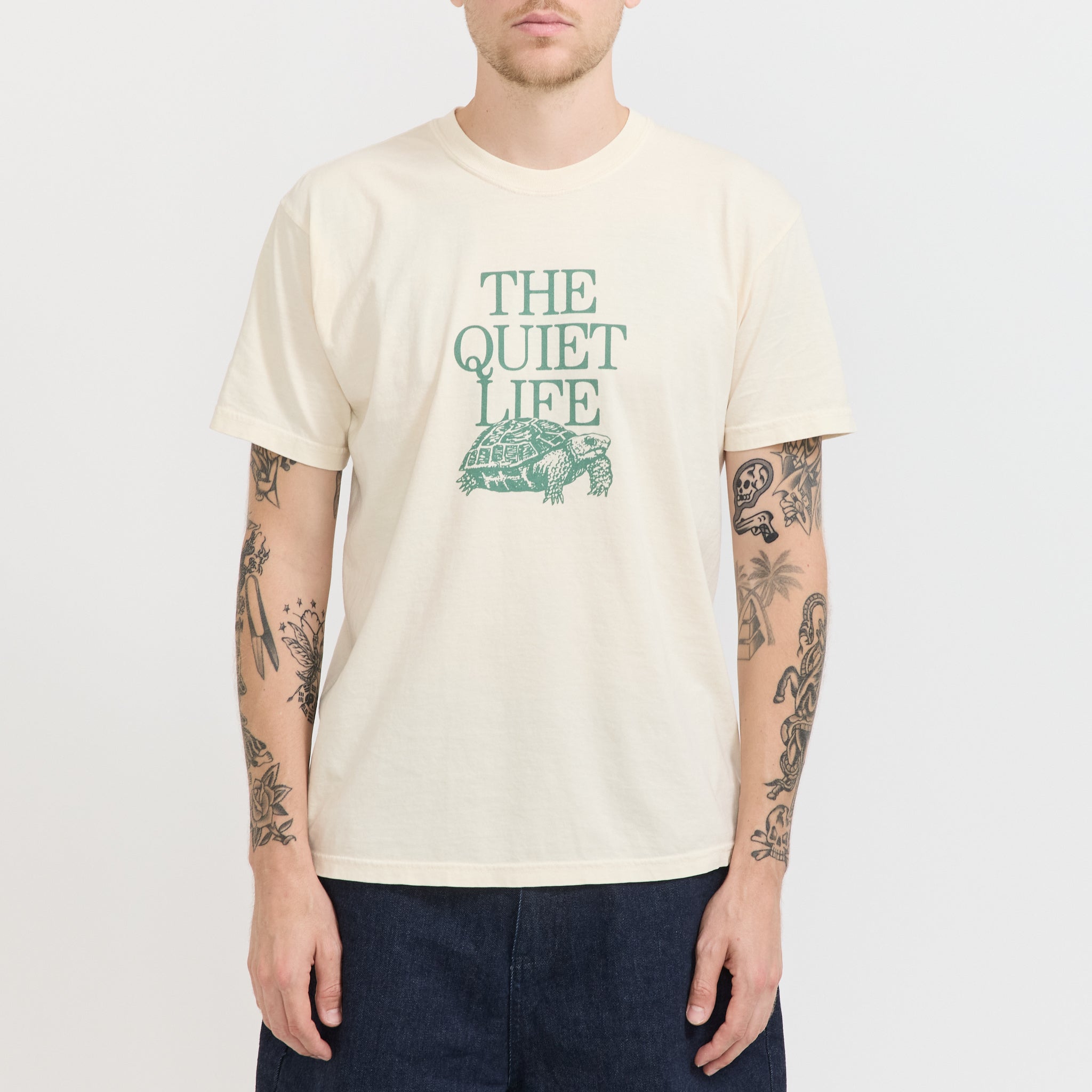Turtle Pigment Dyed Tee Ivory