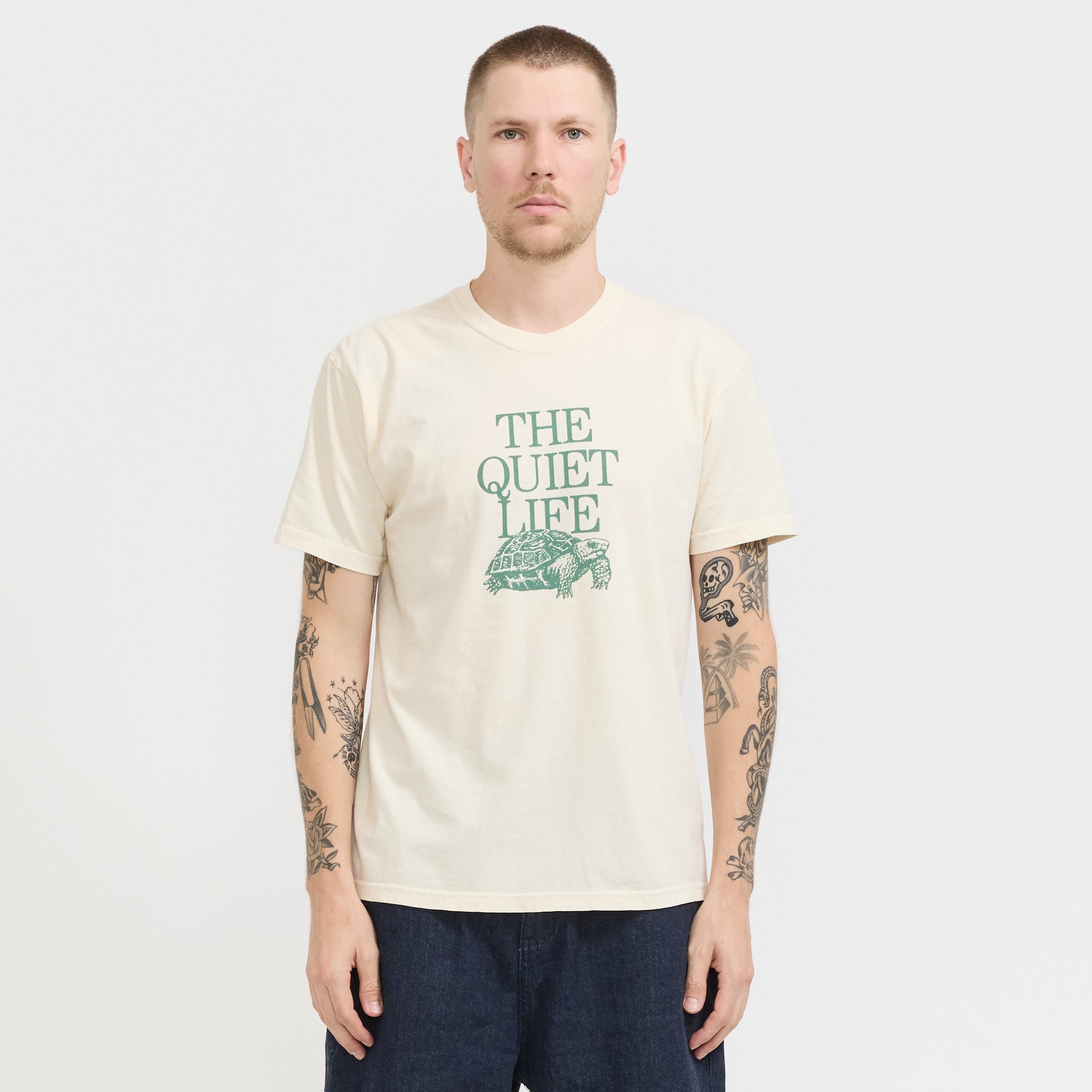 Turtle Pigment Dyed Tee Ivory